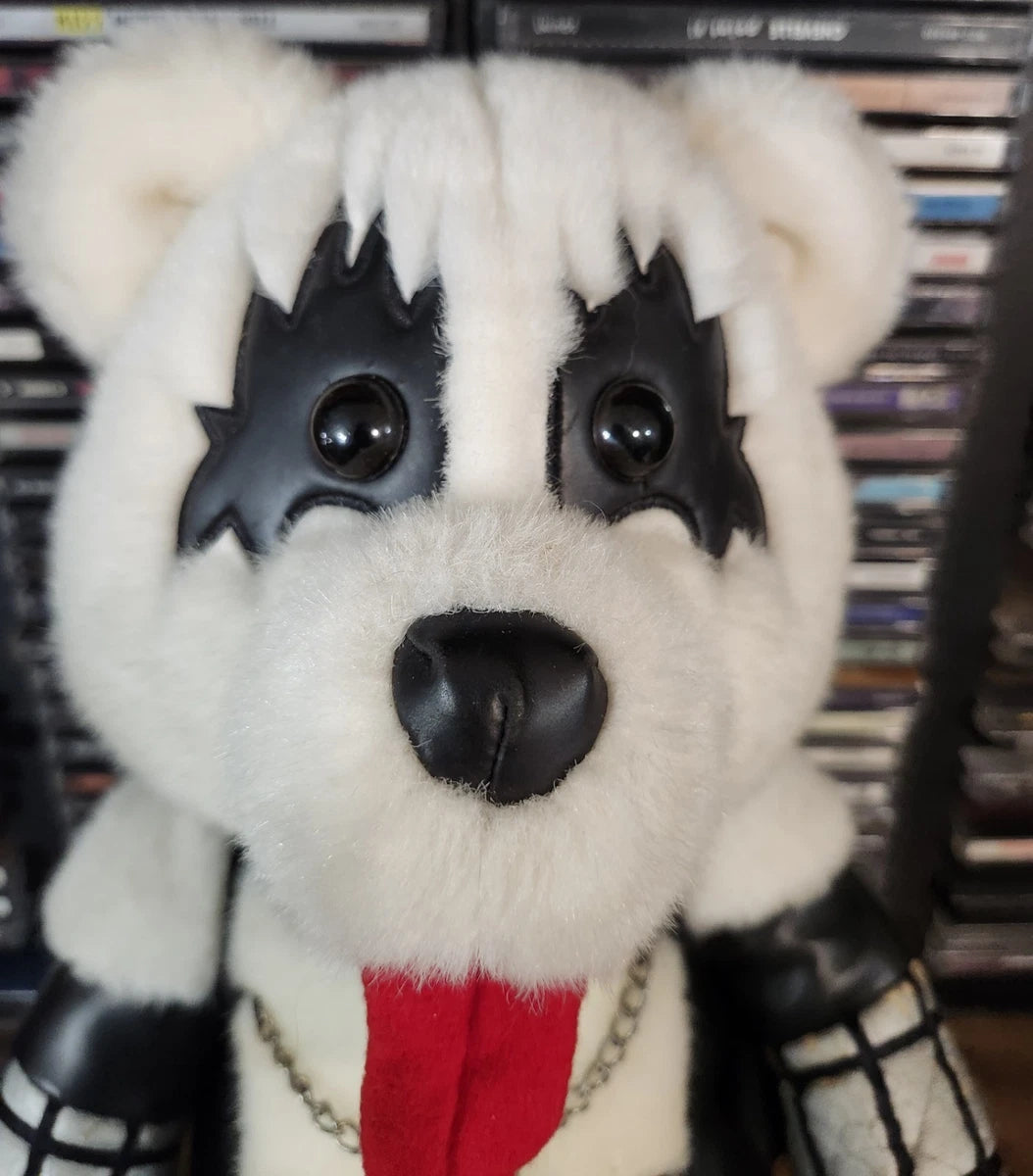 KISS Gene Simmons Limited Edition Love Gun Bear Stuffed Rare HTF 1998 Rock