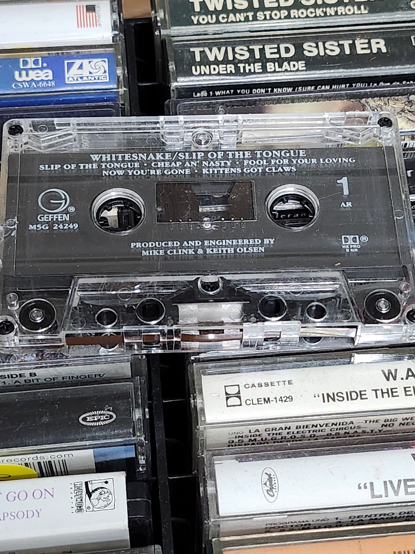 Whitesnake Slip of the Tongue Cassette