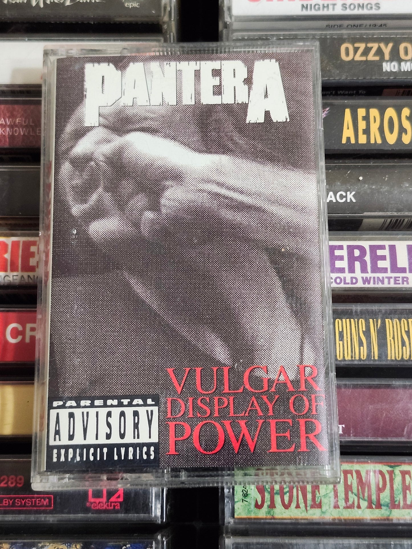 Pantera Vulgar Display of Power Cassette