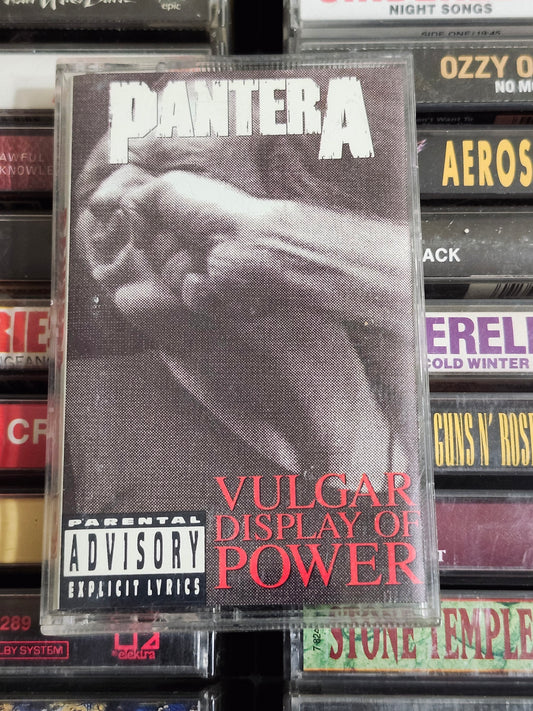 Pantera Vulgar Display of Power Cassette