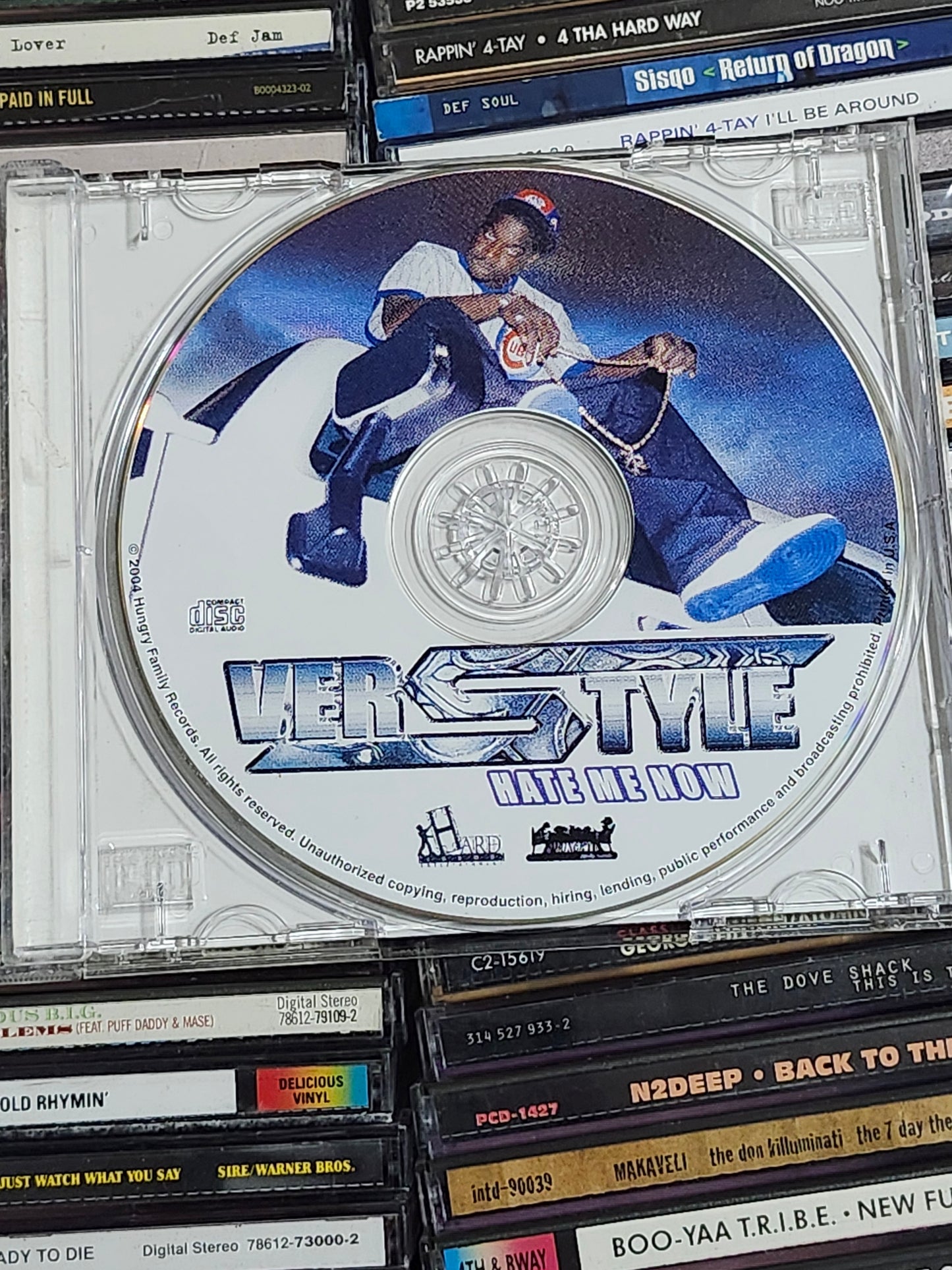 Verstyle Hate Me Now CD Bay Area Rare OOP HTF Lil Flip Yogi Calhoun