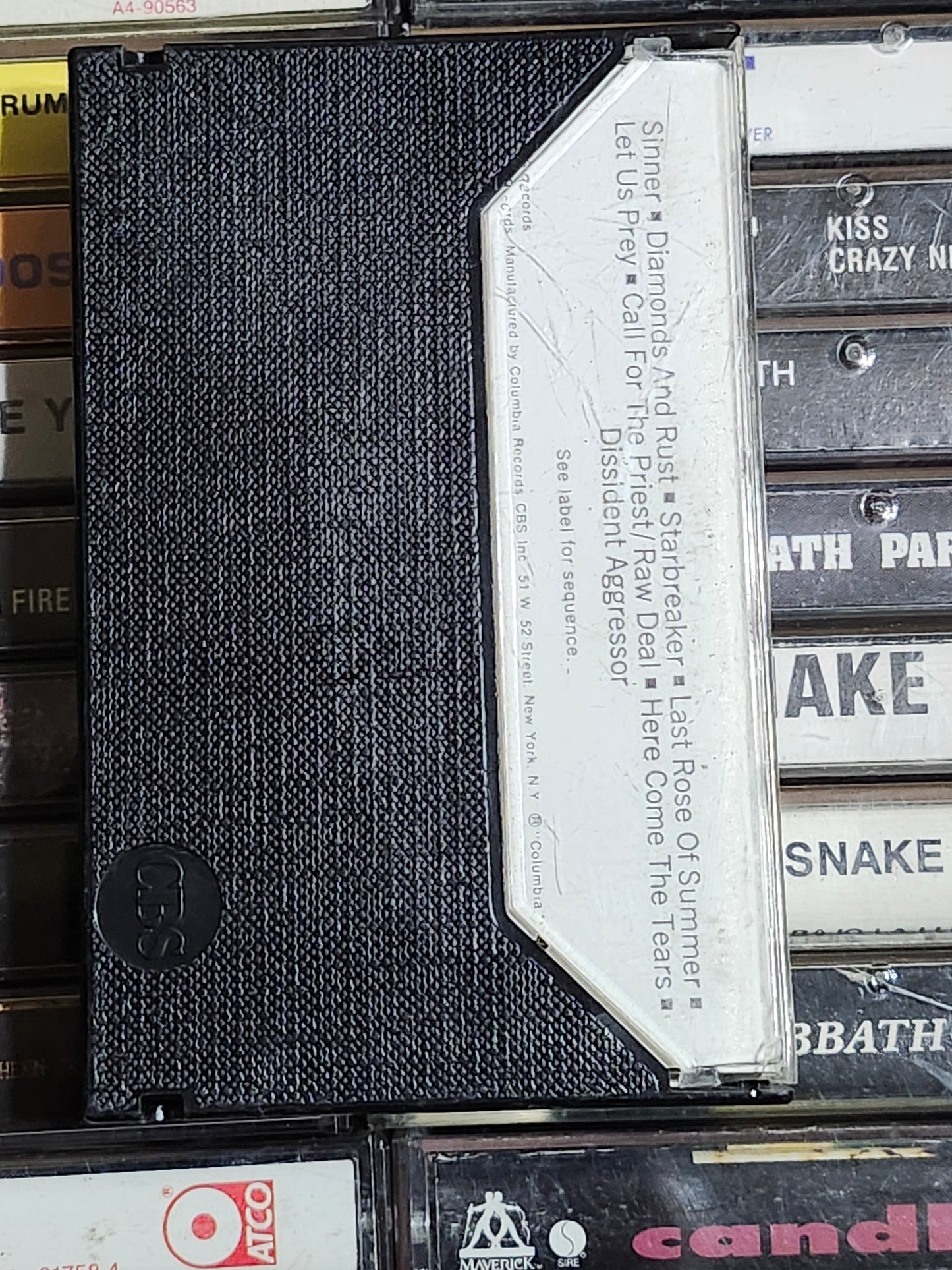 Judas Priest - Sin After Sin - Cassette Tape Heavy Metal
