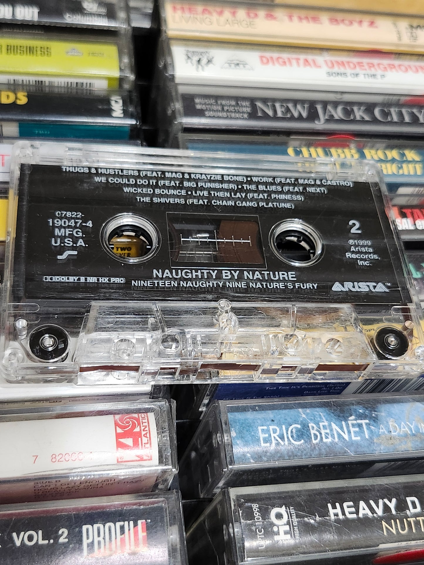 Naughty By Nature Nineteen Naughty Nine: Nature's Fury Cassette Tape