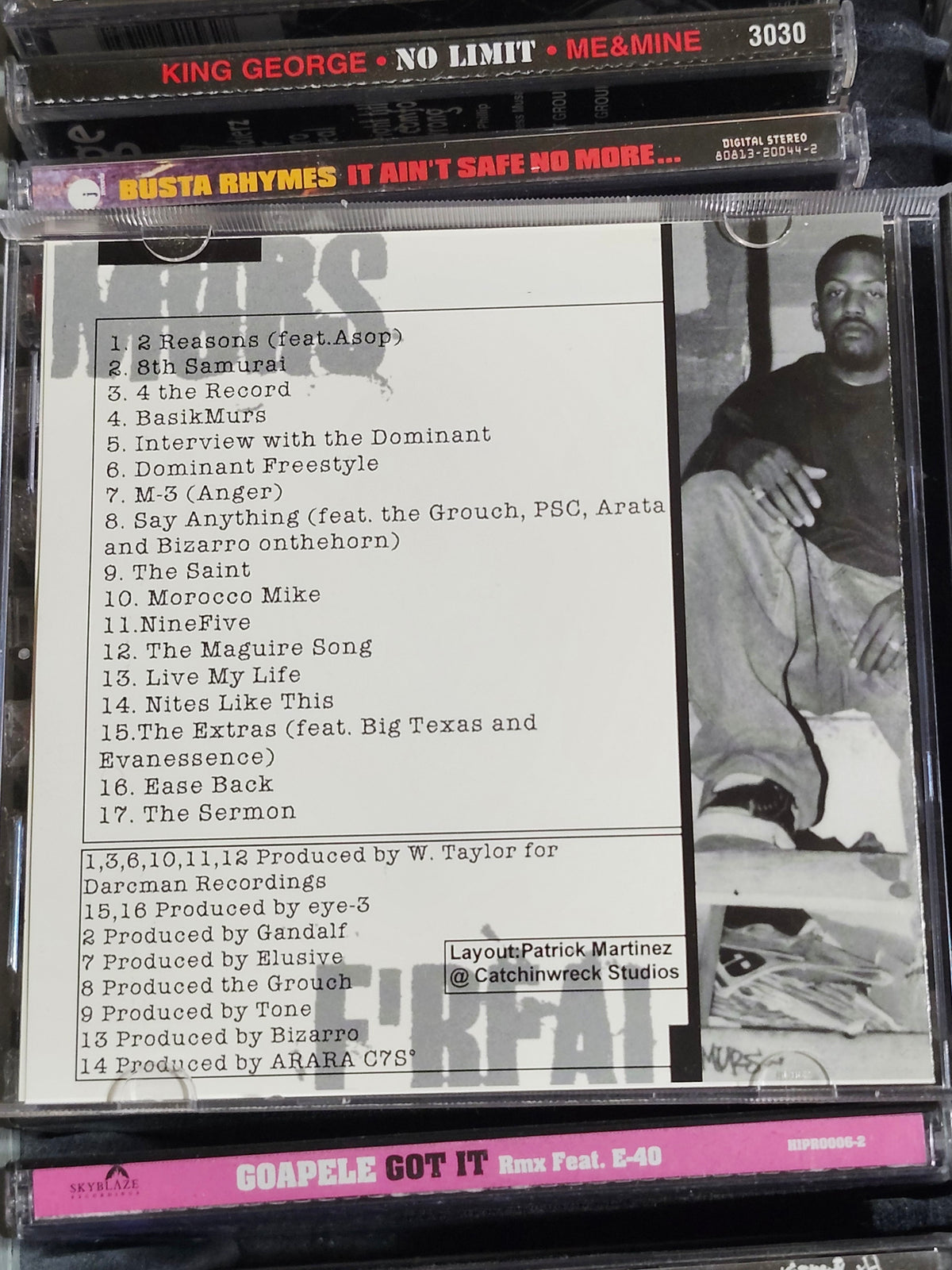 Murs F'real CD Signed Rare HTF OOP Living Legends Rap Grouch Asop Eligh