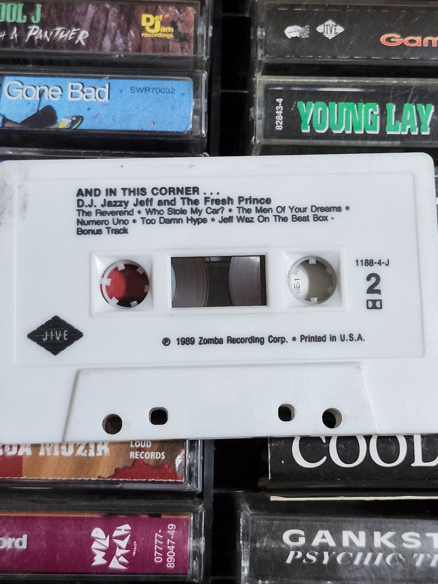D.J. Jazzy Jeff & The Fresh Prince And In This Corner Cassette Tape Will Smith