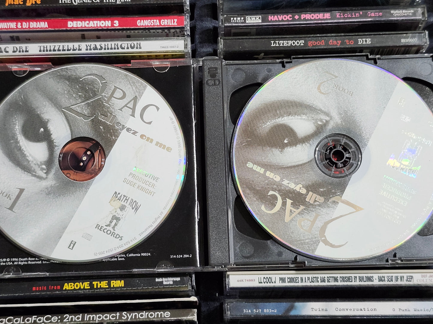 2Pac All Eyez On Me CD Dr Dre Snoop Dogg C-Bo Method Man Redman Richie Rich