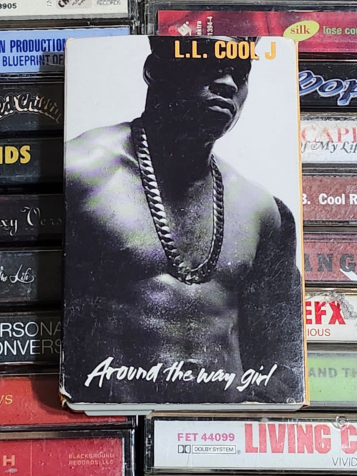 LL Cool J – Around The Way Girl Cassette Single 1990 Def Jam Columbia Rap