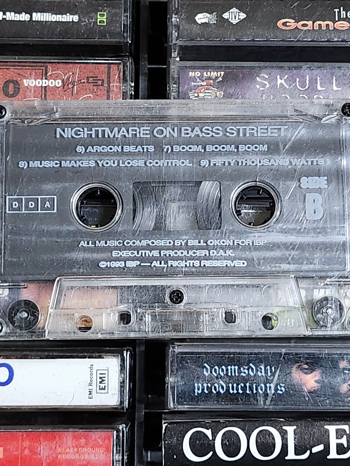 Nightmare on Bass Street Cassette Hip Hop Rap Bill Okin
