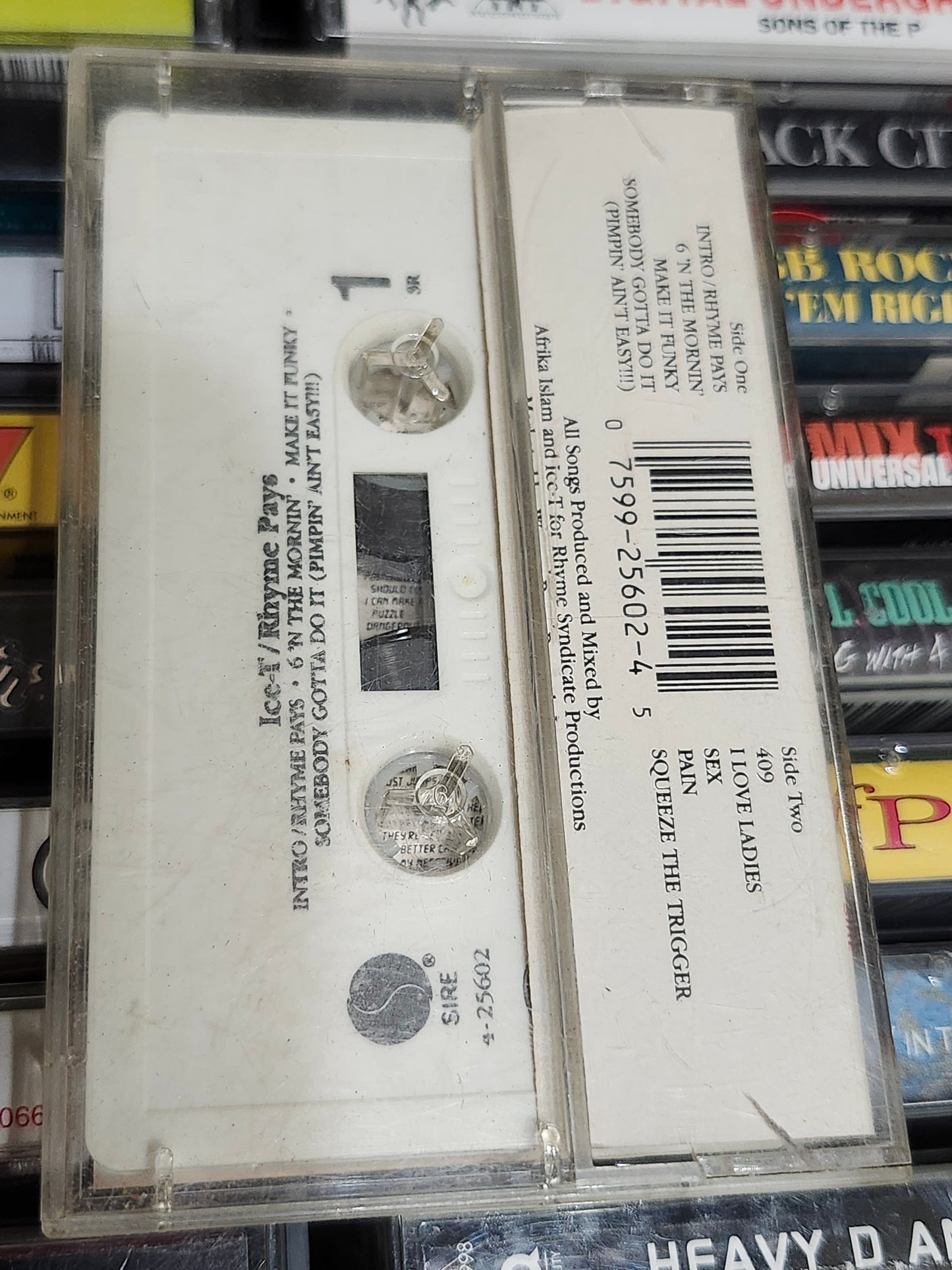 Ice-T Rhyme Pays Cassette