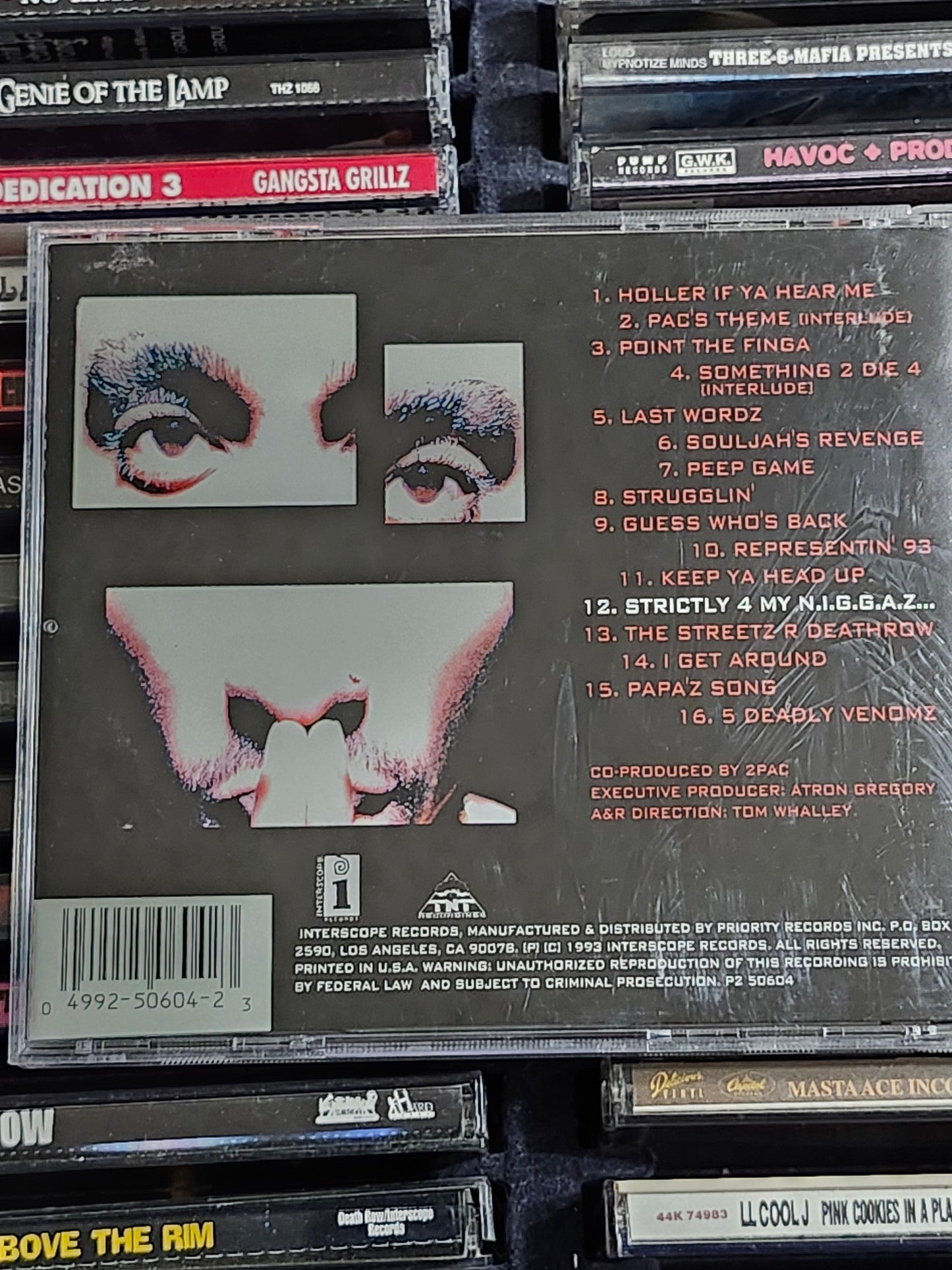2pac Strictly 4 My N.I.G.G.A.Z. CD