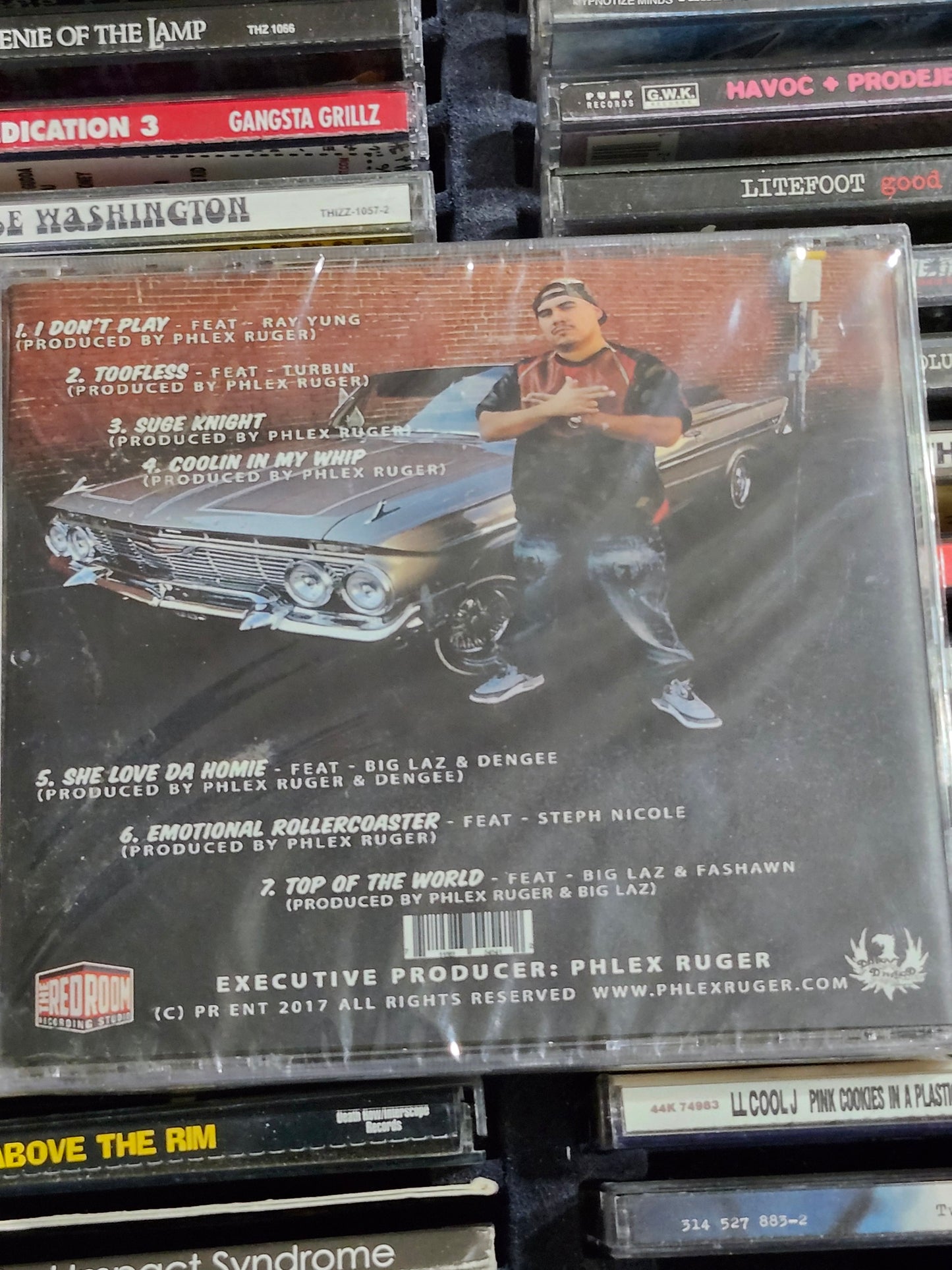 Phlex Ruger Reset CD Rare HTF OOP Fresno Bay Area Norcal Fashawn
