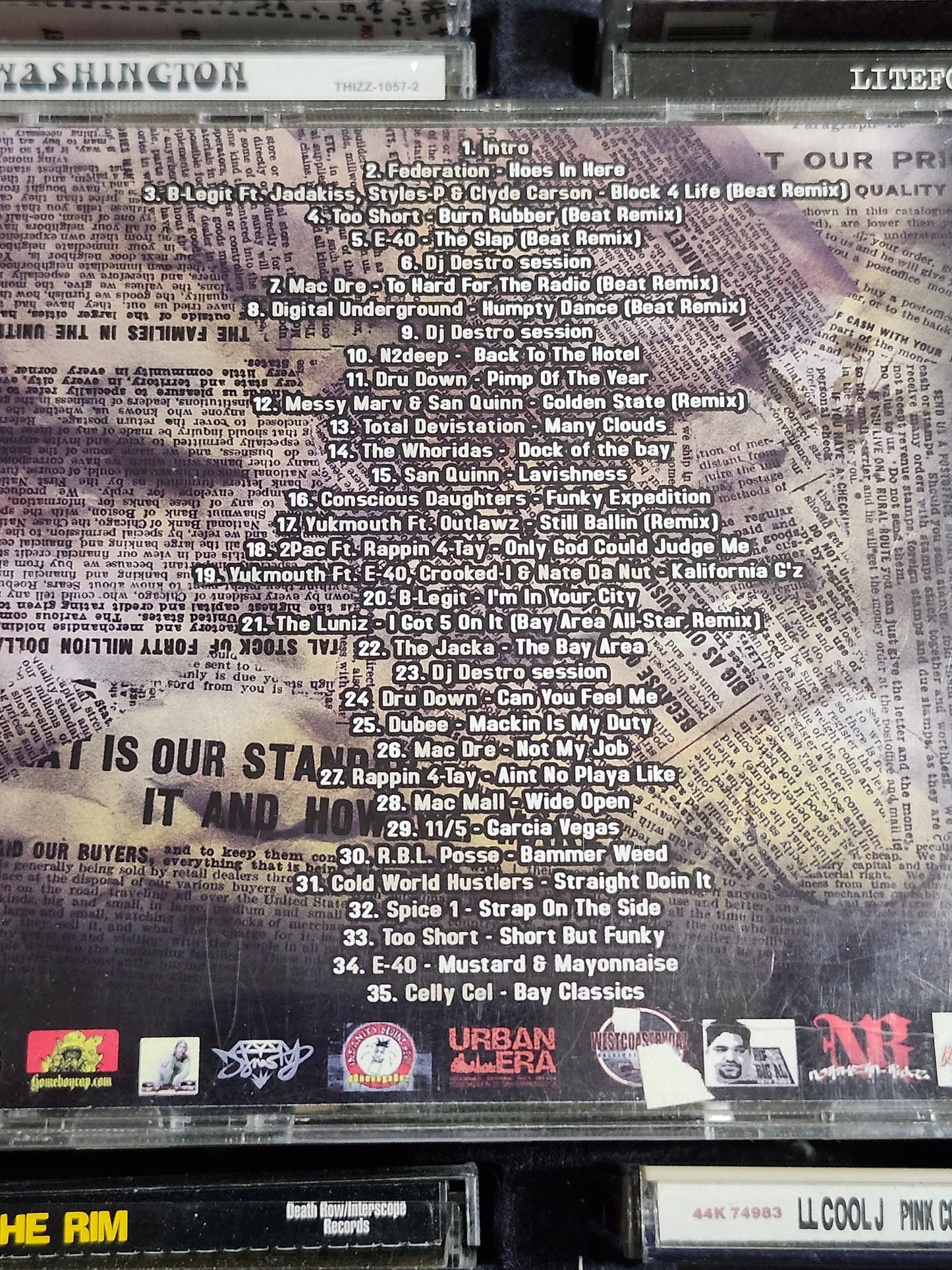 Dj Destro Bay Hits 2 Mixtape CD Keak RBL Posse Too Short