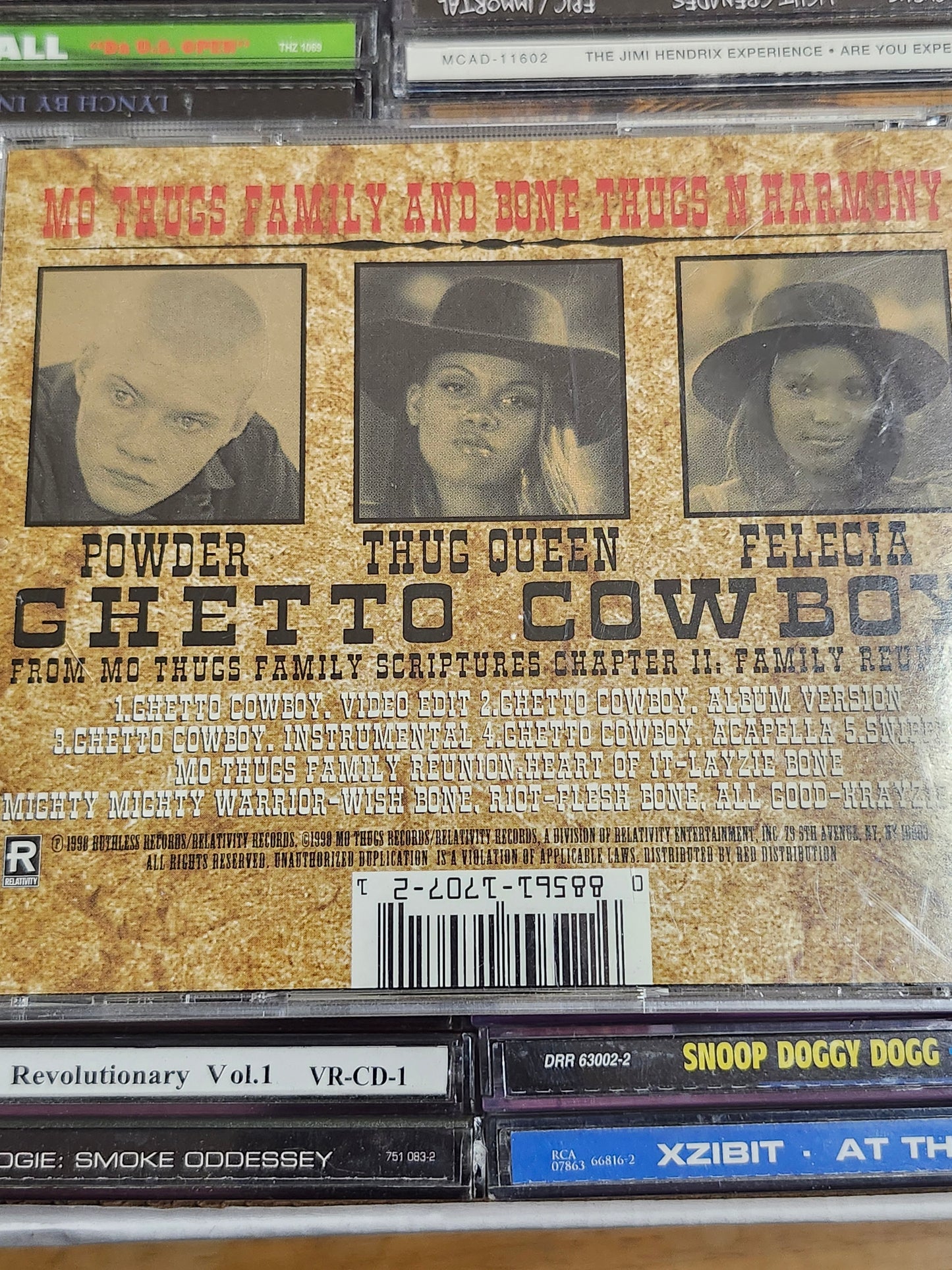 Mo Thugs Family Ghetto Cowboy CD Bone Thugs