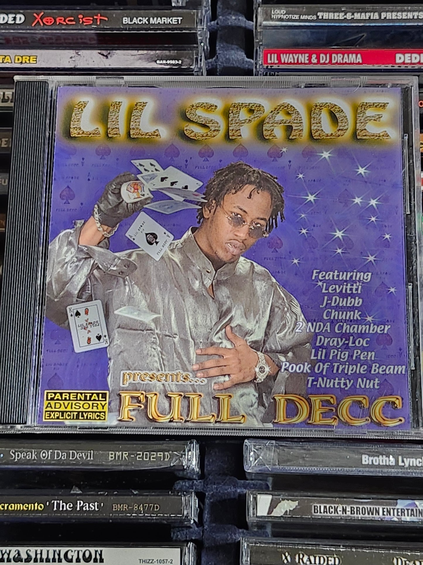 Lil Spade - Full Decc CD T-Nutty Triple Beam Norcal Rap Rare HTF OOP Sacramento