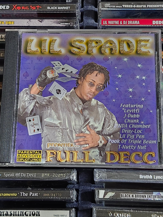 Lil Spade - Full Decc CD T-Nutty Triple Beam Norcal Rap Rare HTF OOP Sacramento