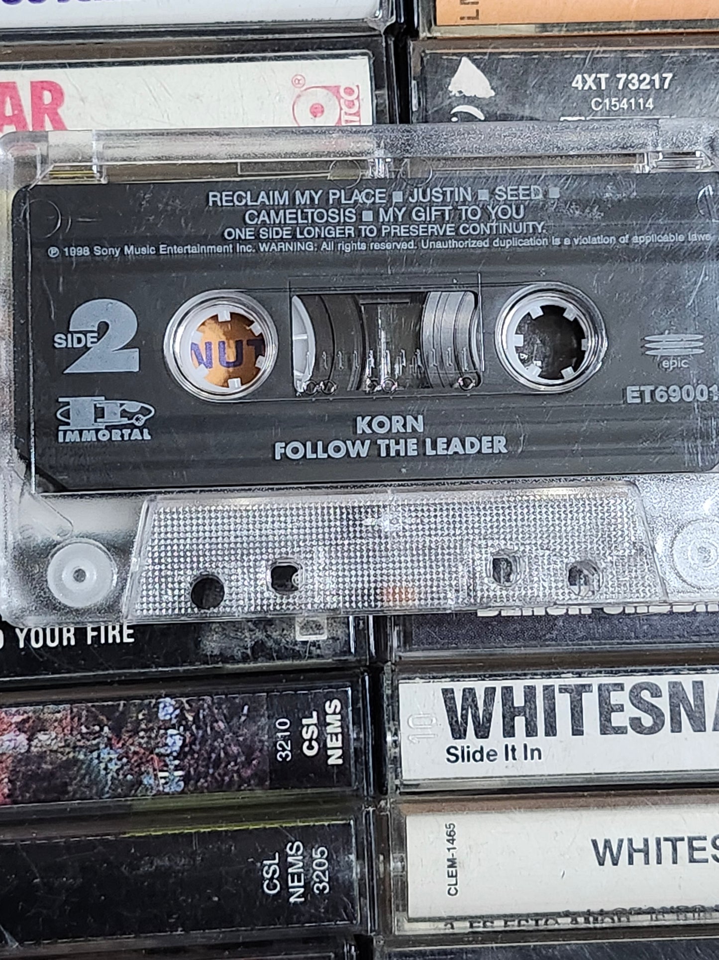 Korn Follow The Leader Cassette Tape Rare HTF OOP