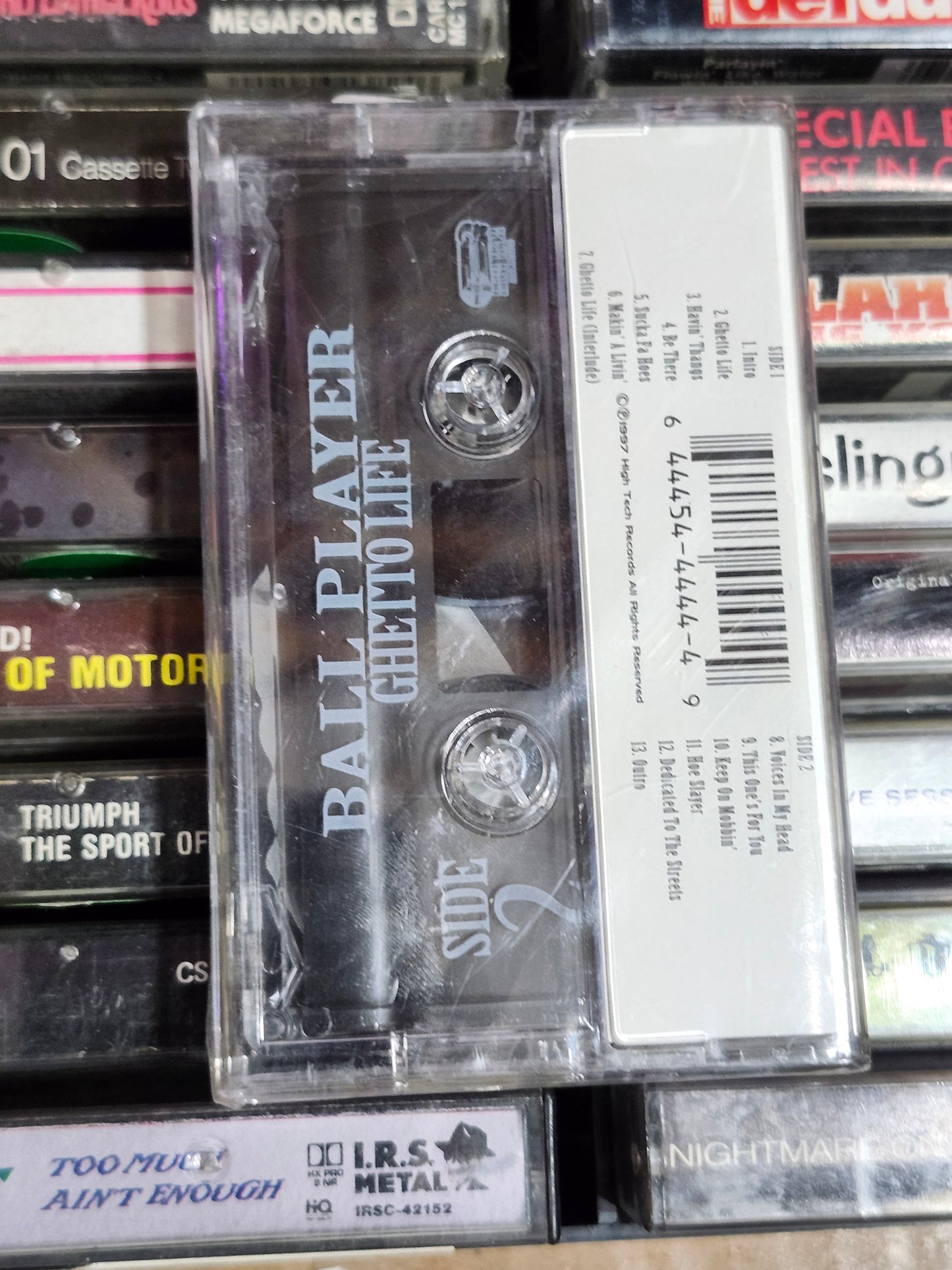 Ball Player Ghetto Life Cassette Mac Mall San Quinn B-Legit