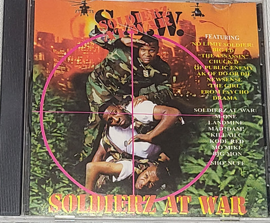Soldierz At War S.A.W. CD Newsense Chuck D Do Or Die Killah C HTF Rare OOP