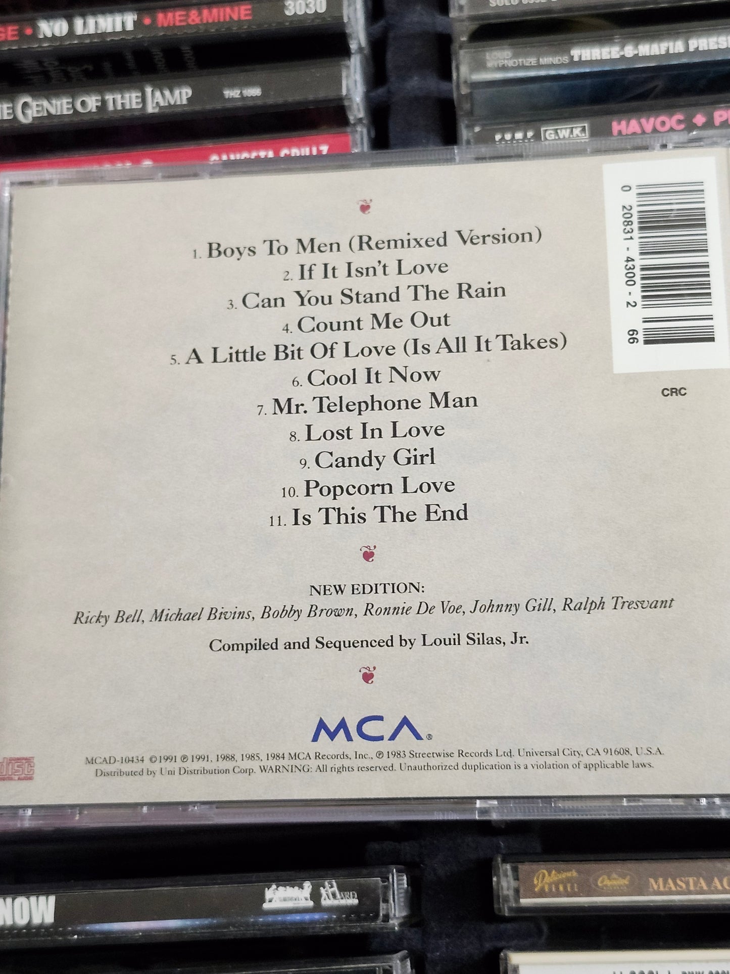 New Edition's Greatest Hits Vol 1 CD