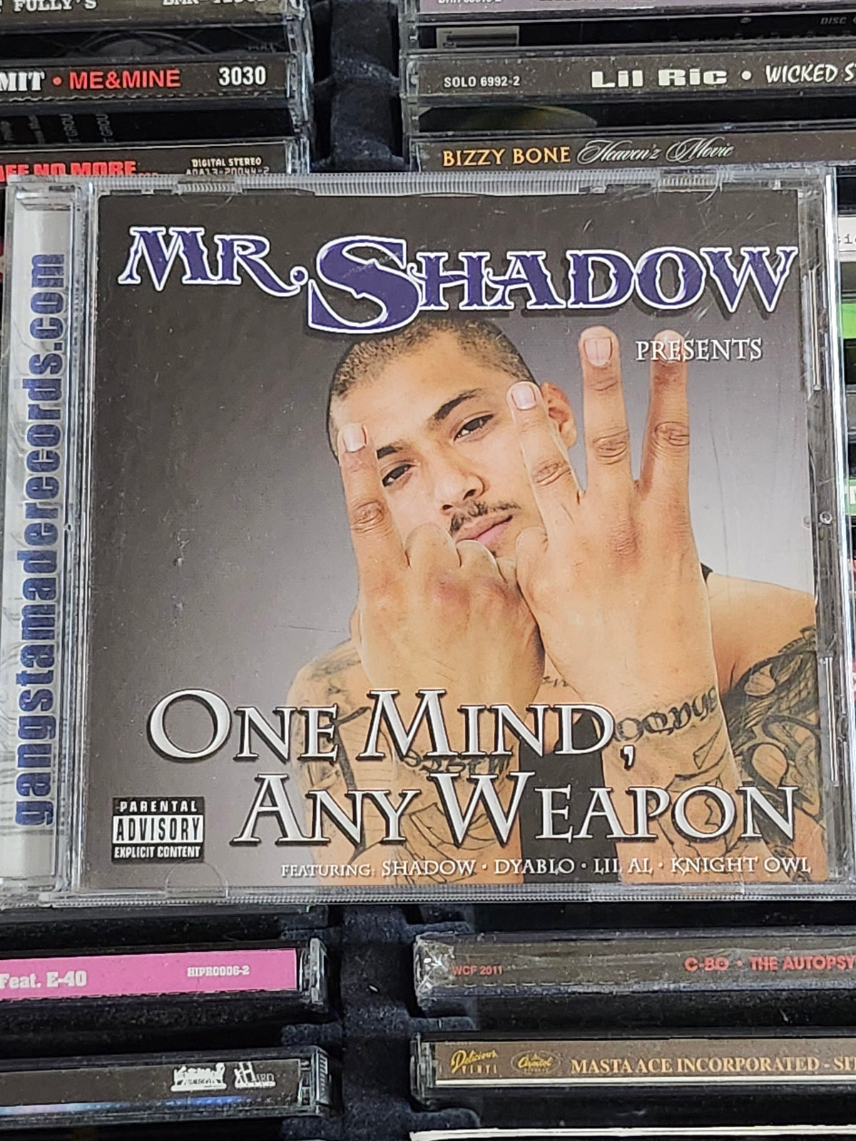 Mr Shadow One Mind Any Weapon CD Rare HTF OOP