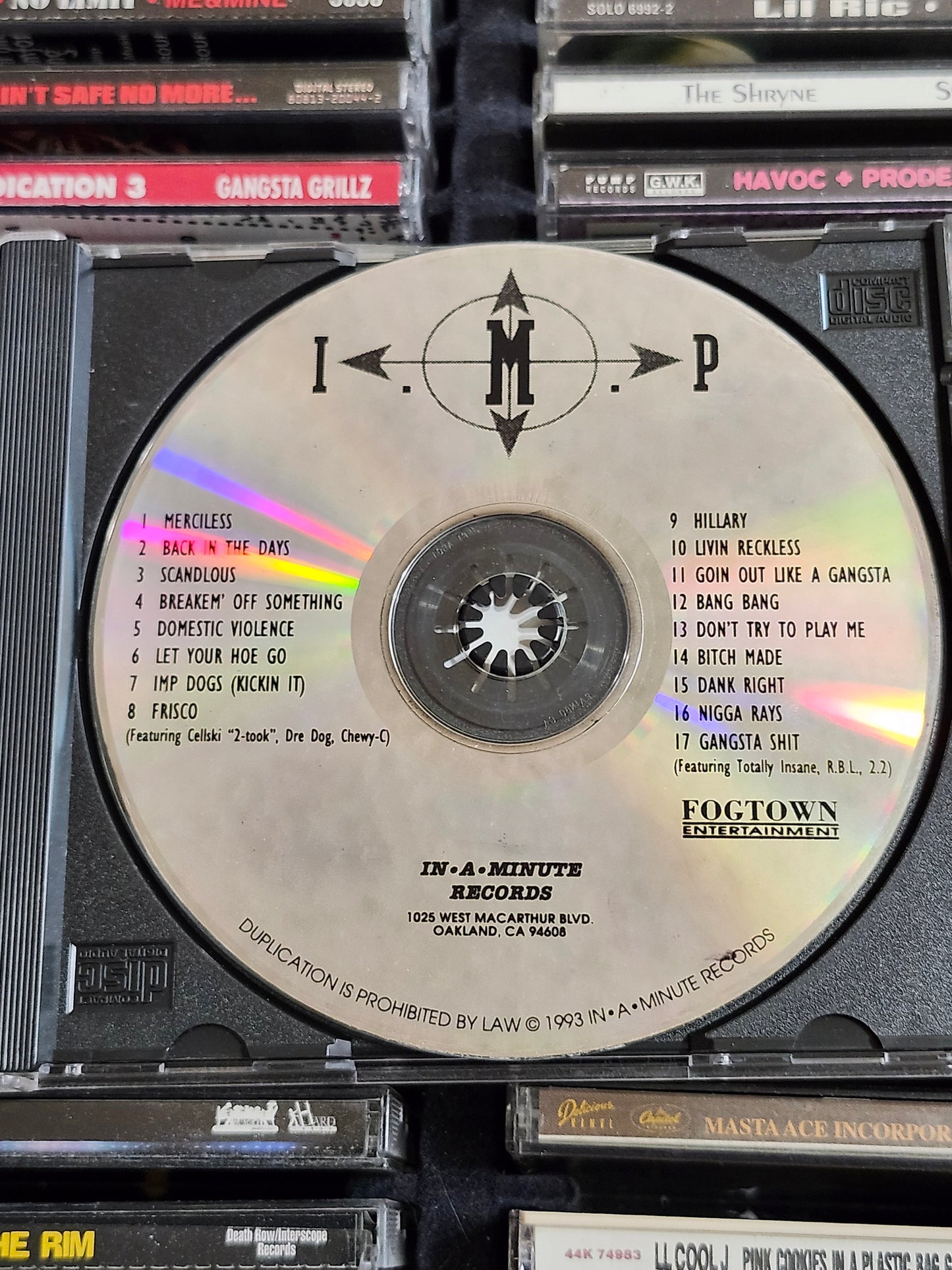 I.M.P. ‎– Back In The Days CD Rare HTF OOP Ill Mannered Playas IMP