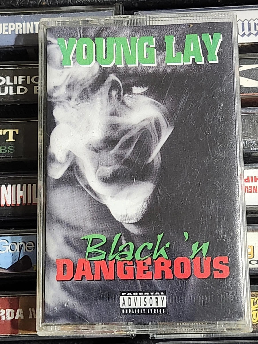 Young Lay - Black 'N Dangerous Cassette 2pac Mac Mall Rare HTF OOP