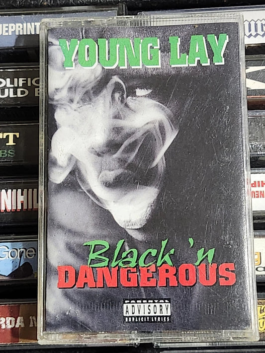 Young Lay - Black 'N Dangerous Cassette 2pac Mac Mall Rare HTF OOP
