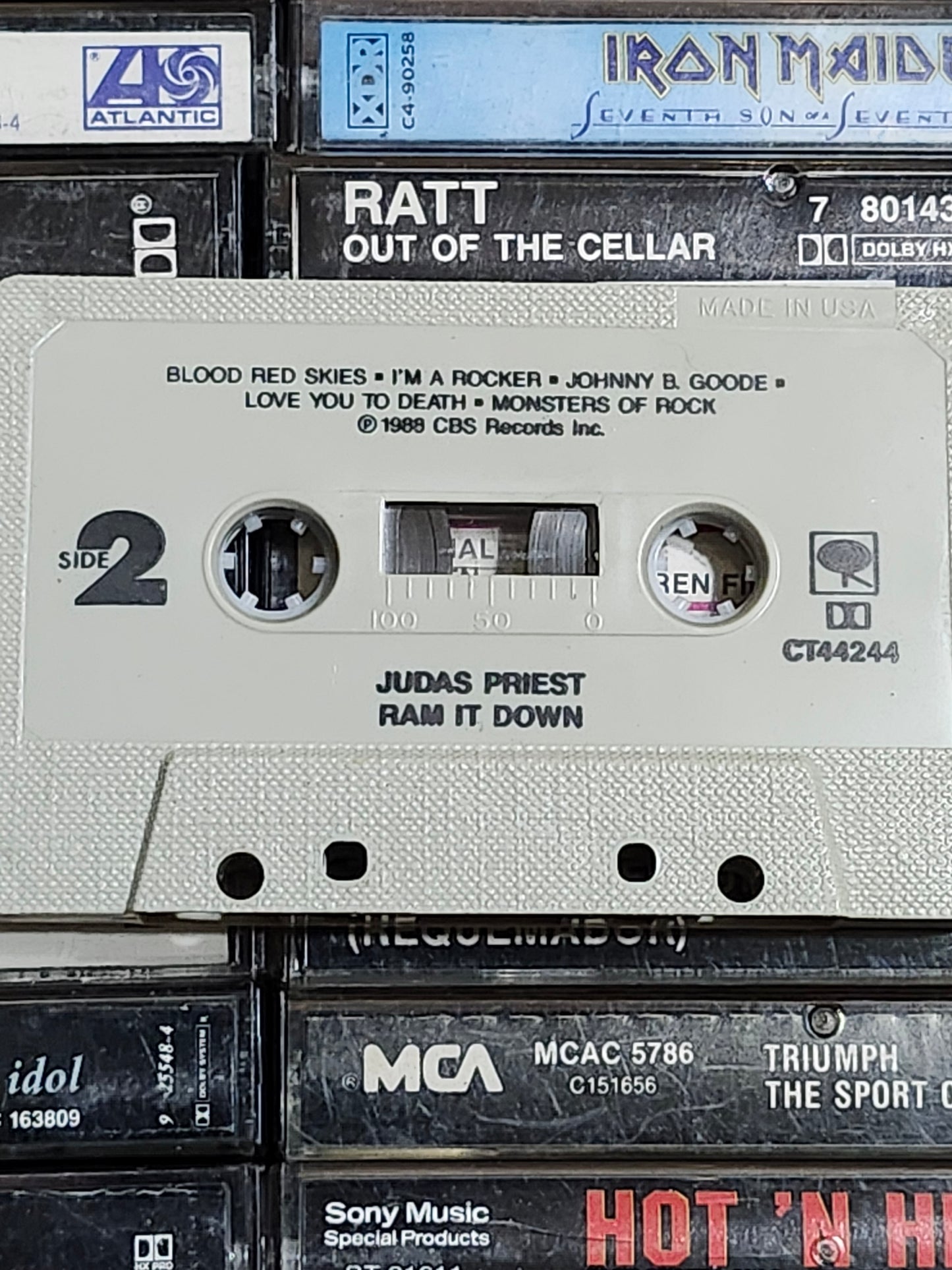 Judas Priest Ram It Down Cassette