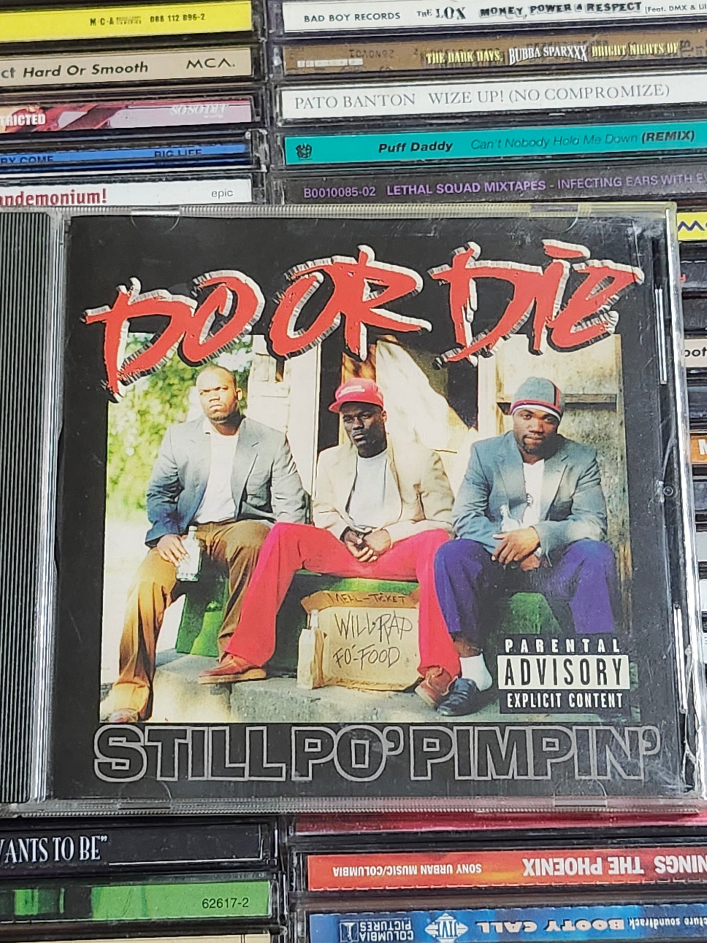 Do Or Die - Still Po' Pimpin' CD Single Twista Johnny P Mike Dean