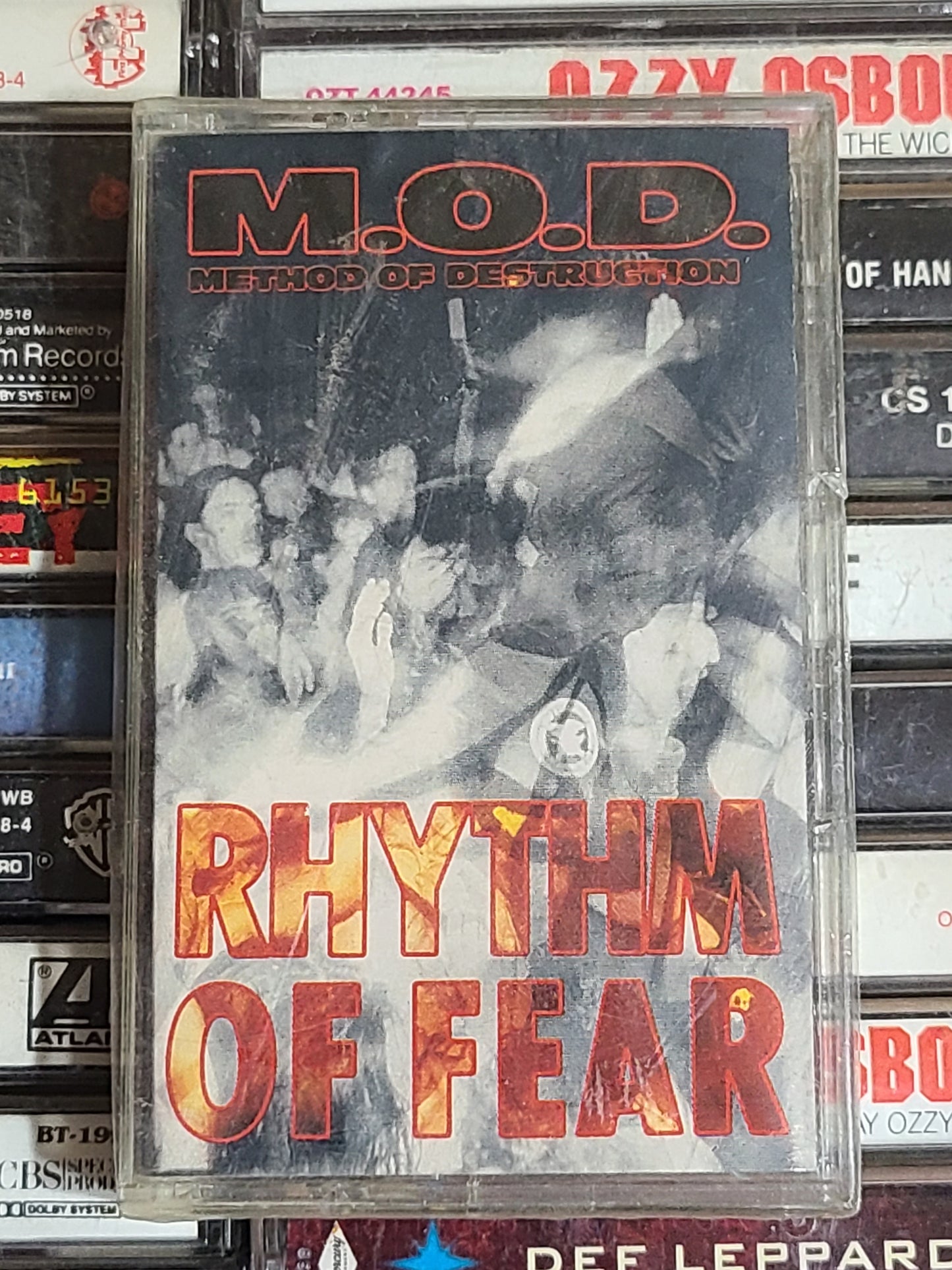 M.O.D. Rhythm Of Fear Cassette New Sealed MOD