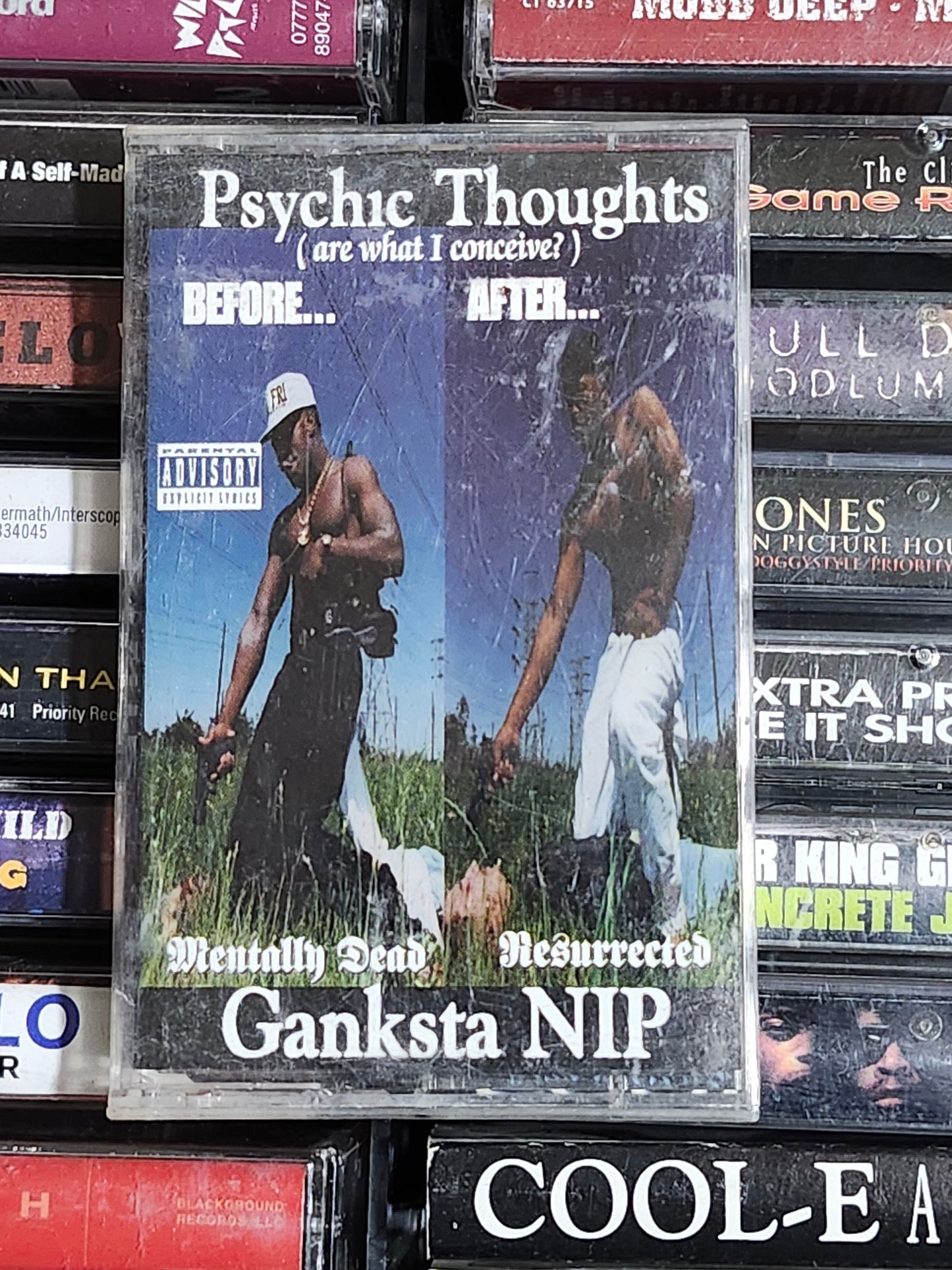 Ganksta NIP - Psychic Thoughts Cassette Rare HTF OOP