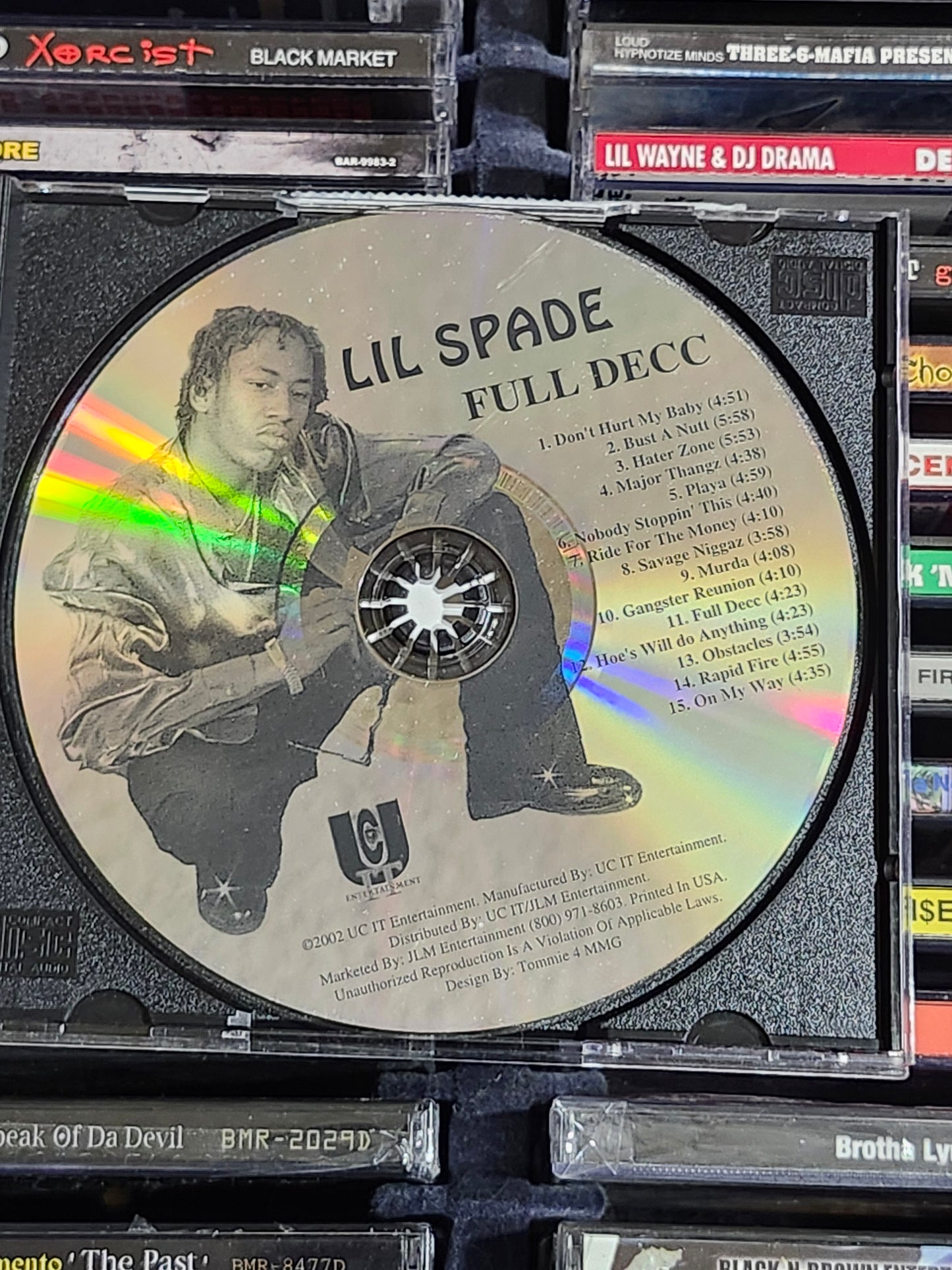 Lil Spade - Full Decc CD T-Nutty Triple Beam Norcal Rap Rare HTF OOP Sacramento