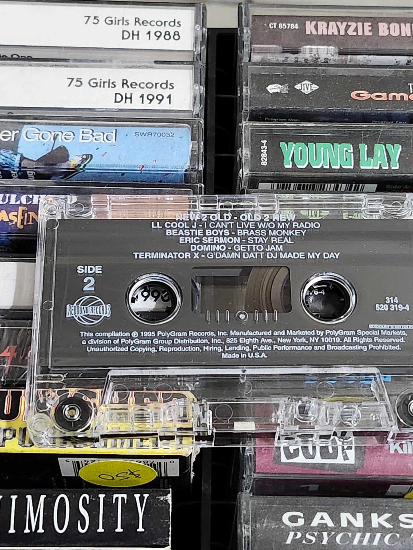 Def Jam New 2 Old Cassette Slick Rick Public Enemy Beasties LL Cool J