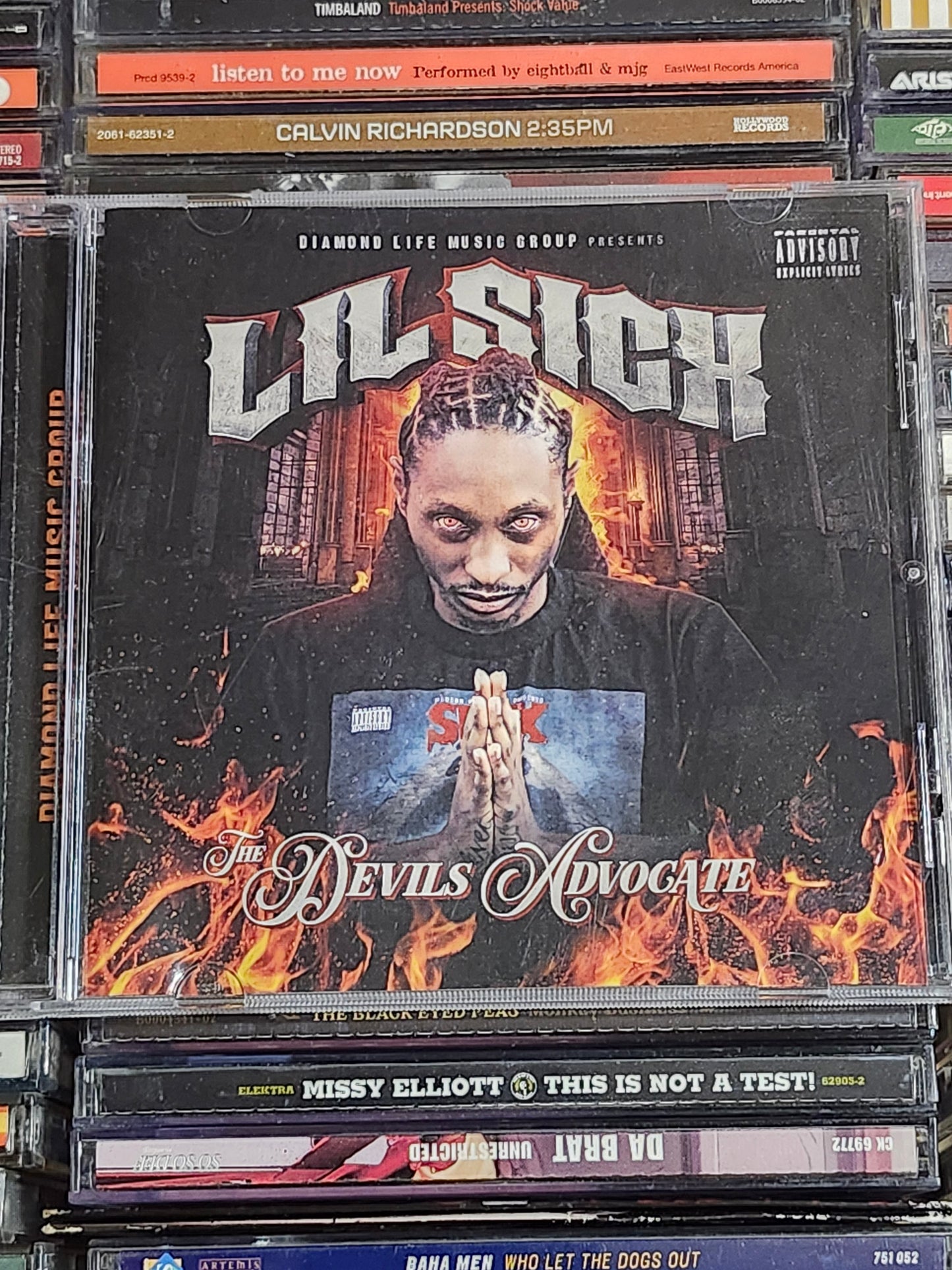 Lil Sicx The Devil's Advocate CD Cali Norcal Horrorcore Rap Brotha Lynch