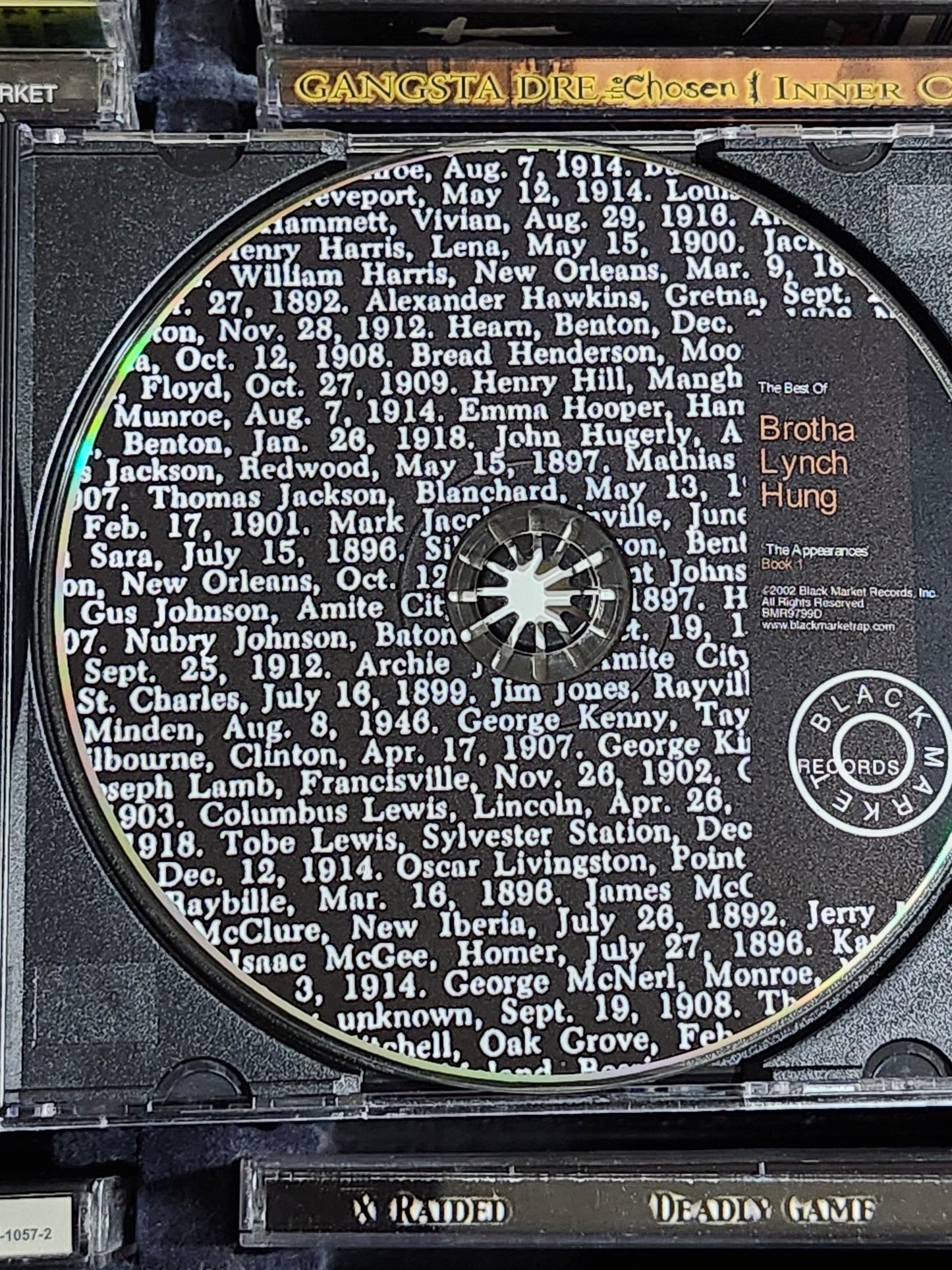 Brotha Lynch Appearances Book 1 CD Master P Sicx Killa Tay Luni Coleone Rare HTF