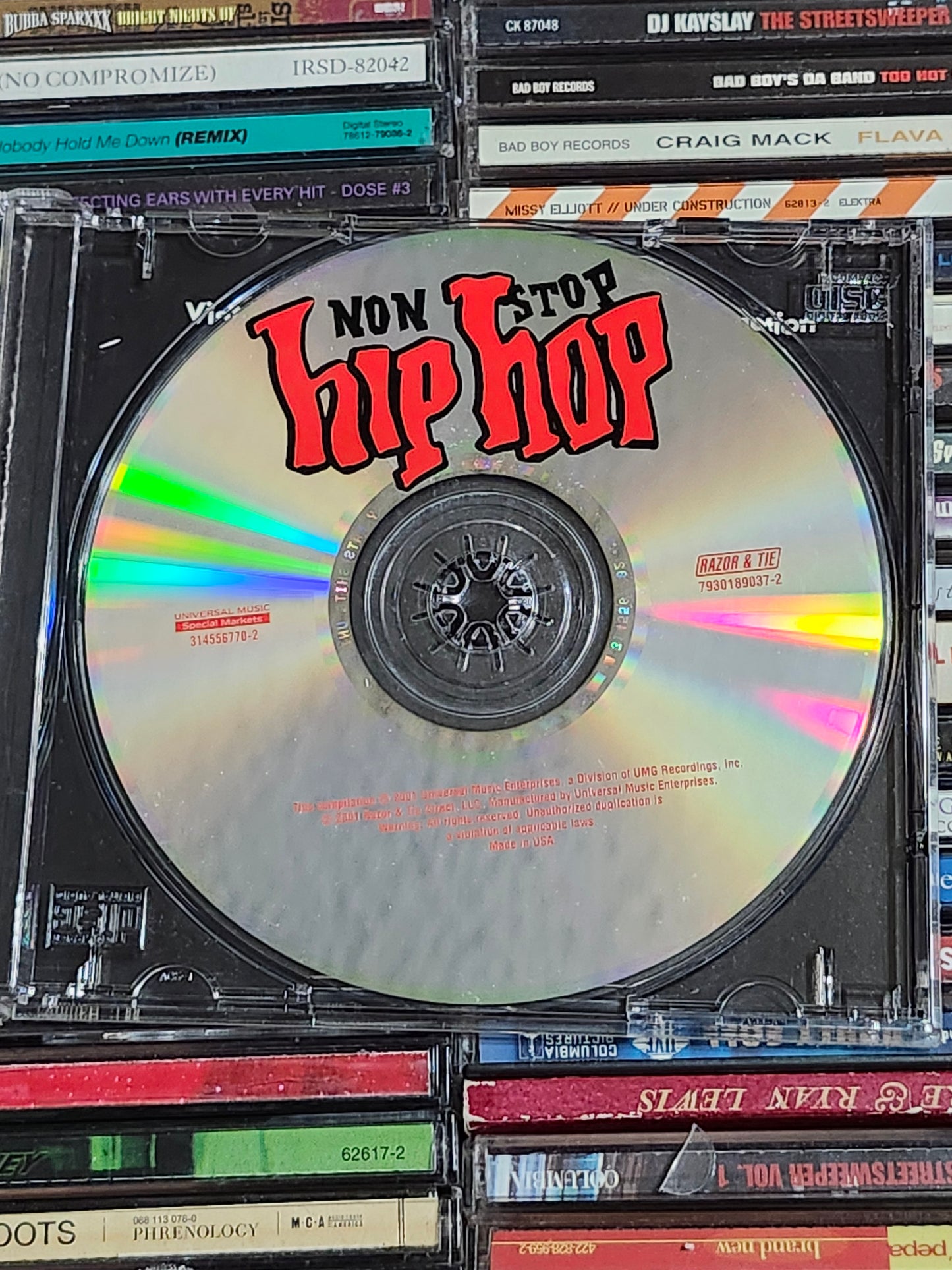 Non Stop Hip Hop CD Run DMC Digital Underground Kriss Kross Warren G De La Soul