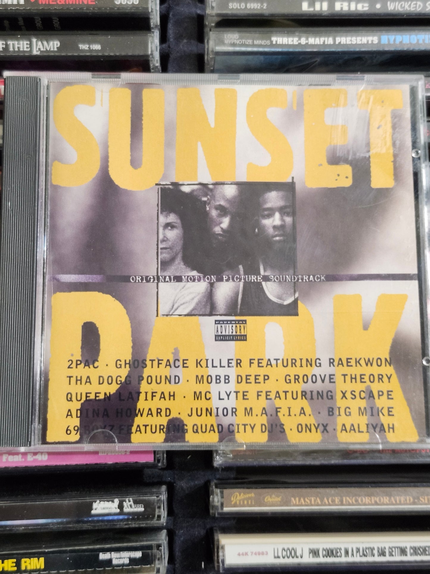 Sunset Park Soundtrack CD 2pac Mobb Deep Wu Tang Clan Aaliyah Queen Latifah Onyx