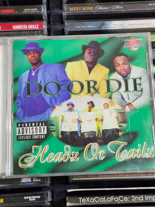Do or Die Headz Or Tailz Rap Hip-hop CD