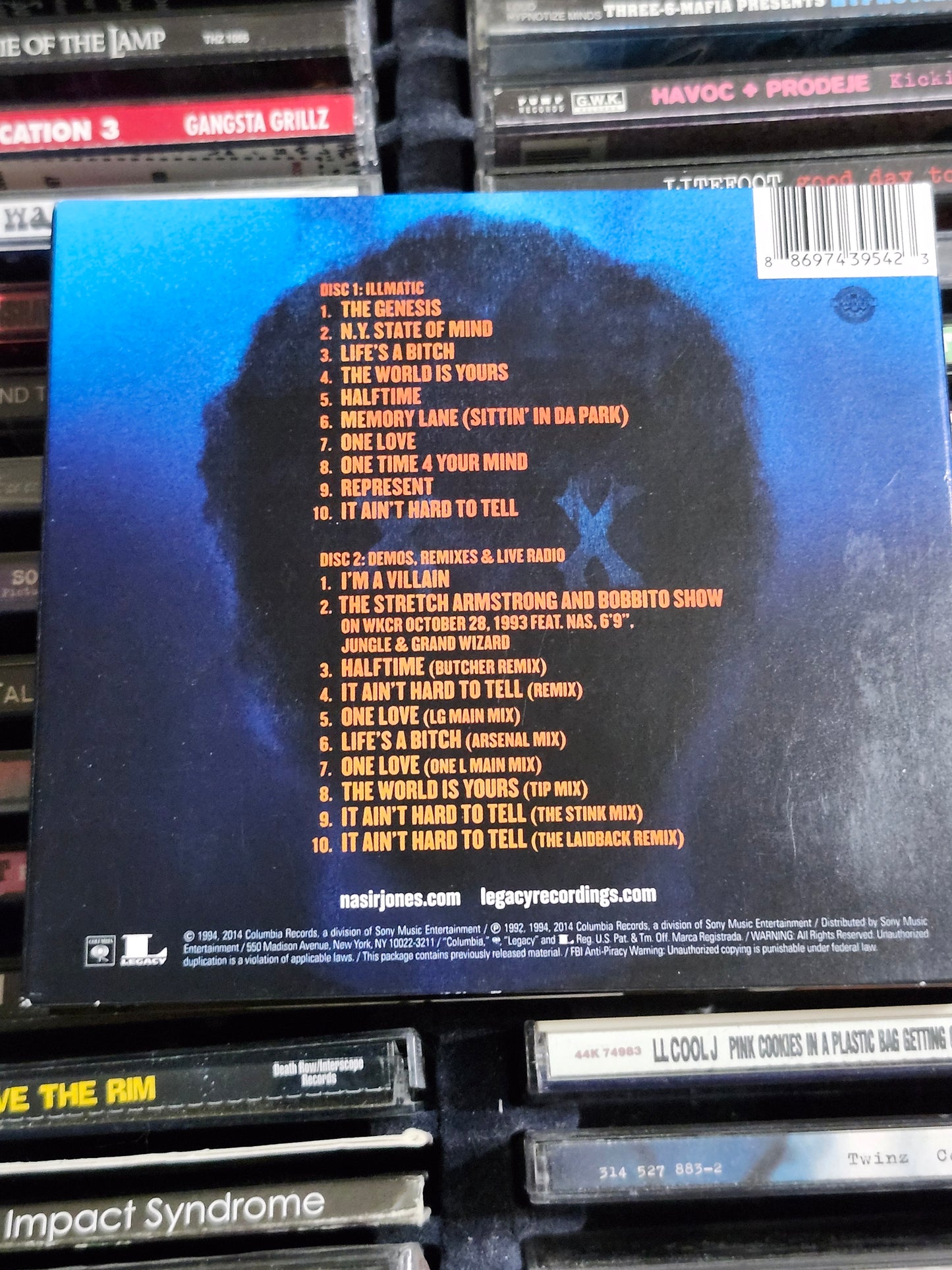 Nas: Illmatic XX 2-CD LP Album 20th Anniversary Edition CD