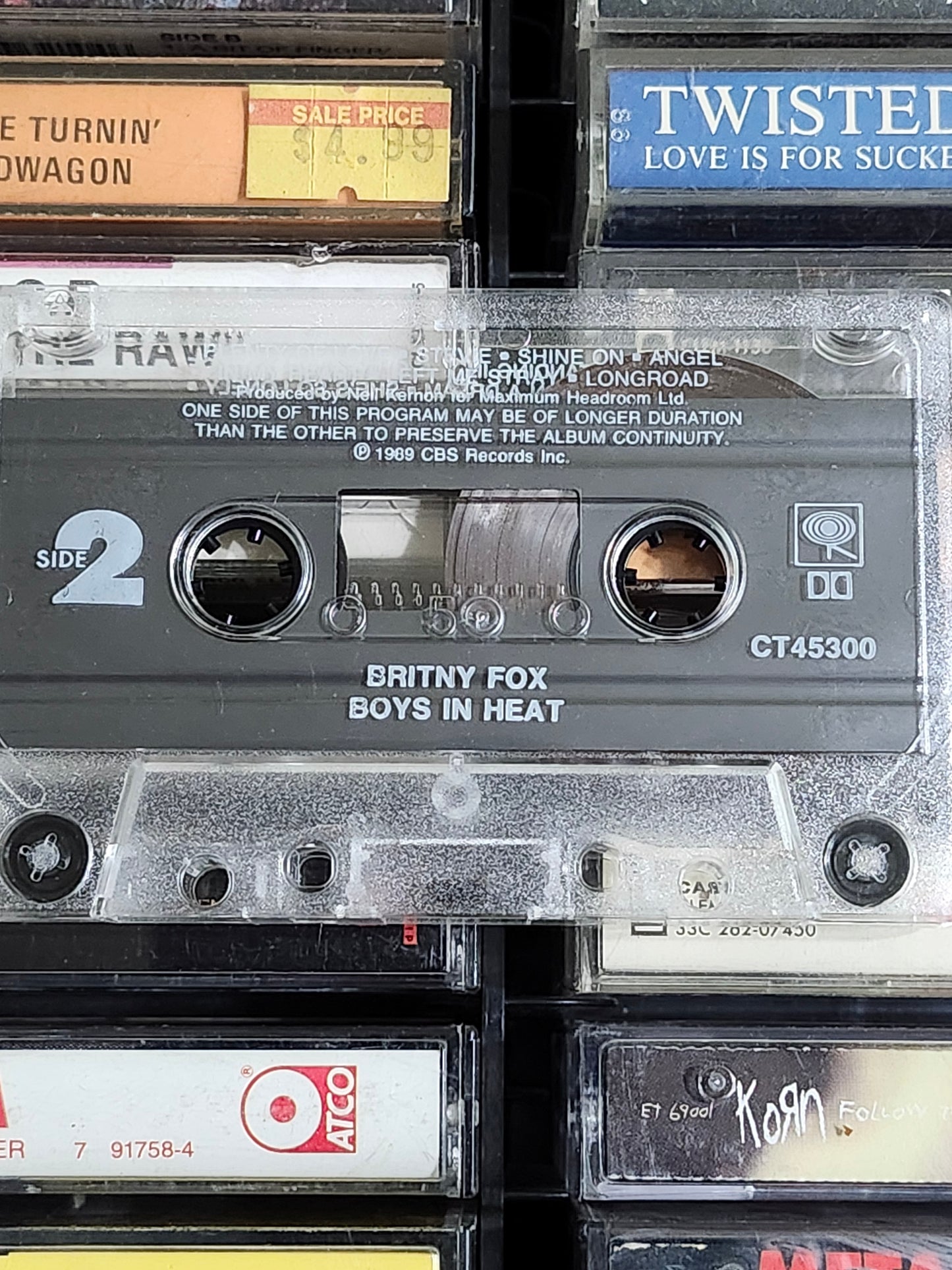 Britney Fox - Boys In Heat Cassette