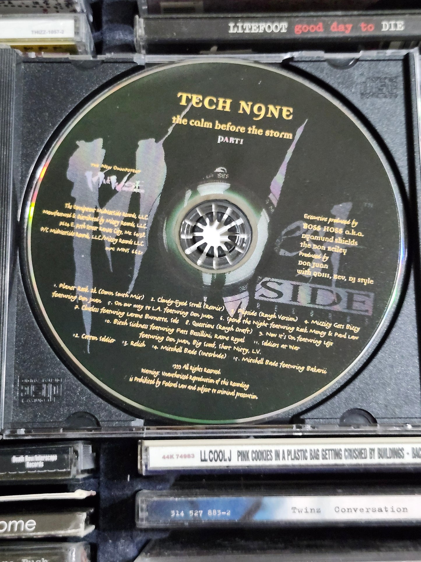 Tech N9ne The Calm Before The Storm Part1 CD Rare HTF OOP