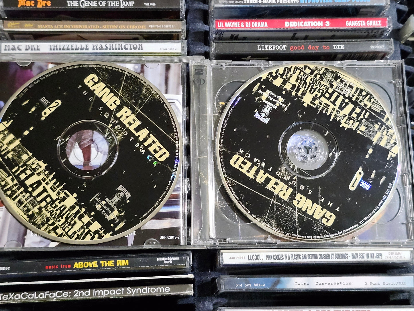 Gang Related Soundtrack Remastered CD 2Pac Tech N9ne Snoop Dogg Kurupt Daz Rare