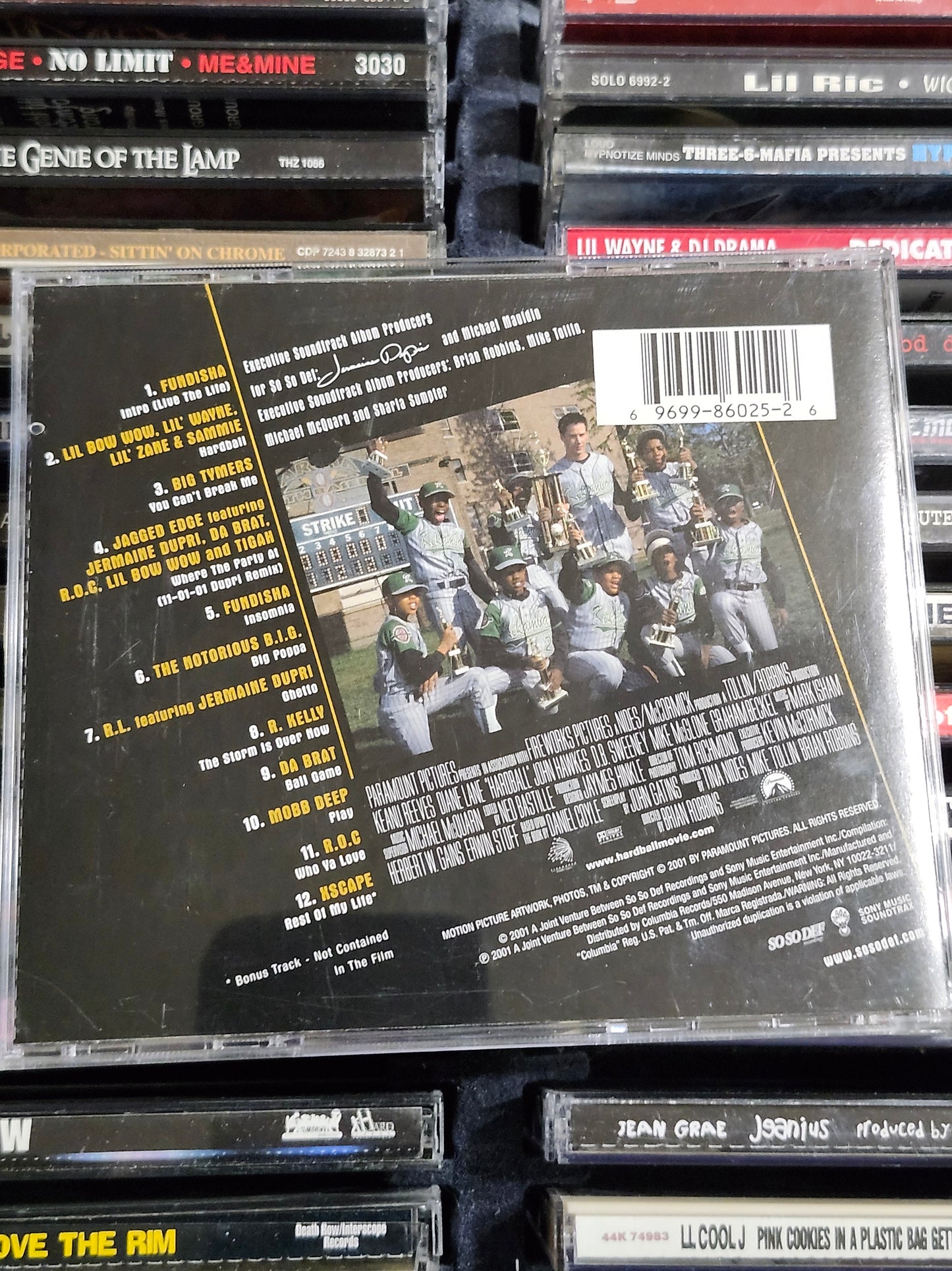 Hardball Soundtrack CD Jermaine Dupri Notorious B.I.G Lil Wayne Da Brat