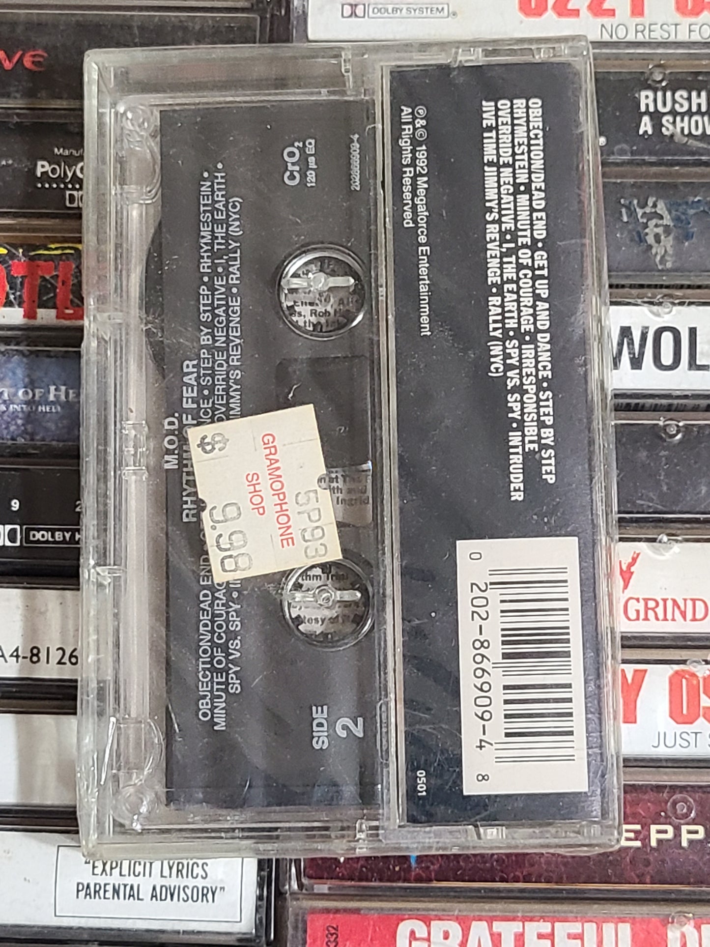 M.O.D. Rhythm Of Fear Cassette New Sealed MOD