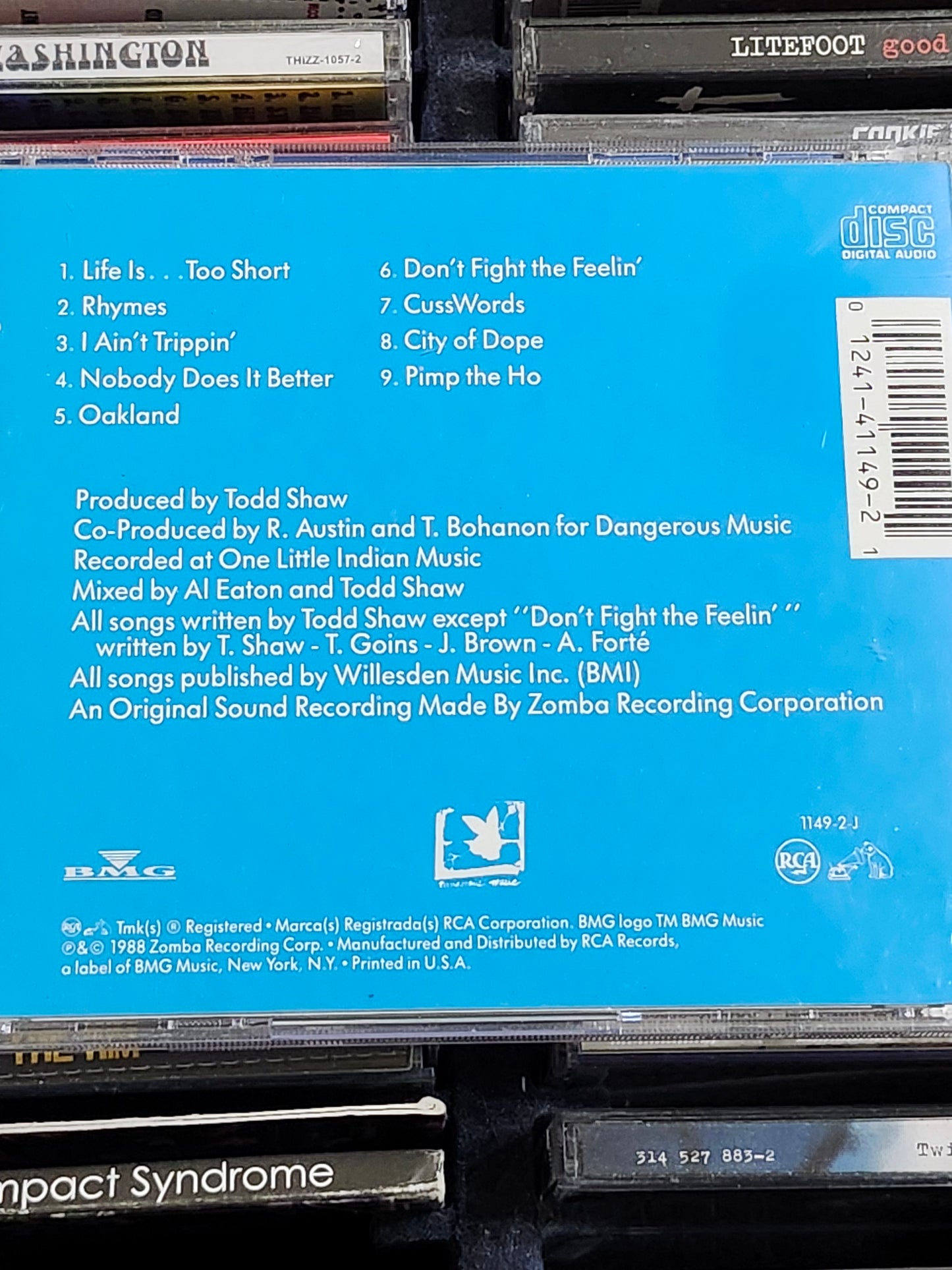 Too $hort - Life Is Too Short CD