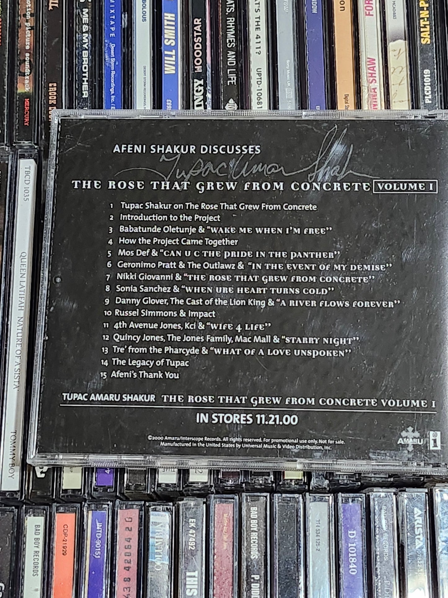 2pac Afeni Shakur Discusses Rose That Grew From Concrete Tupac Interview  CD