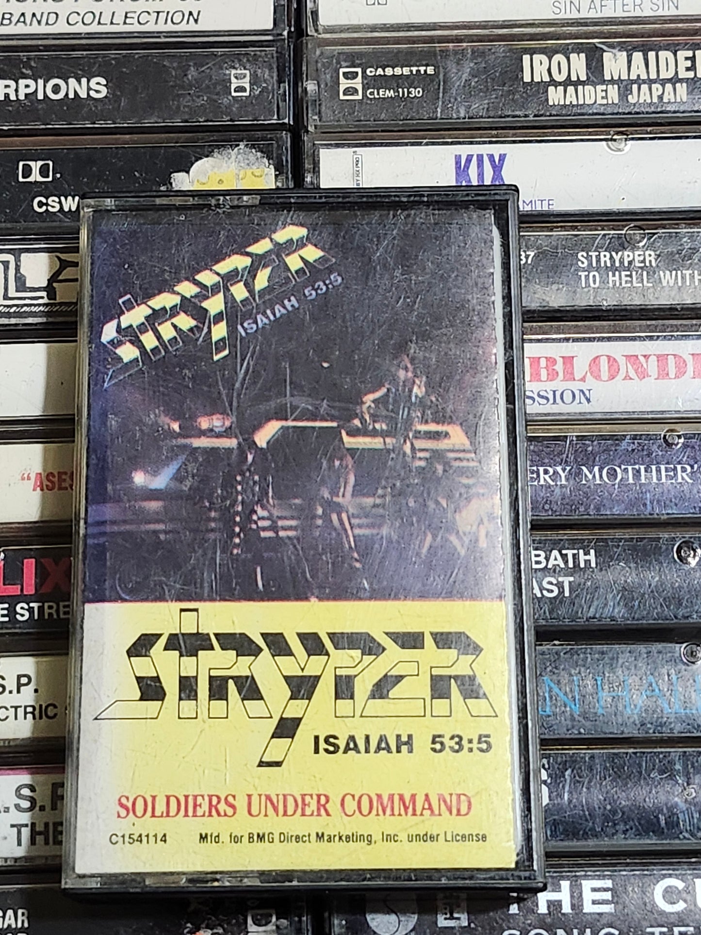 Stryper Isaiah 53:5 Soldiers Under Command  Cassette Tape