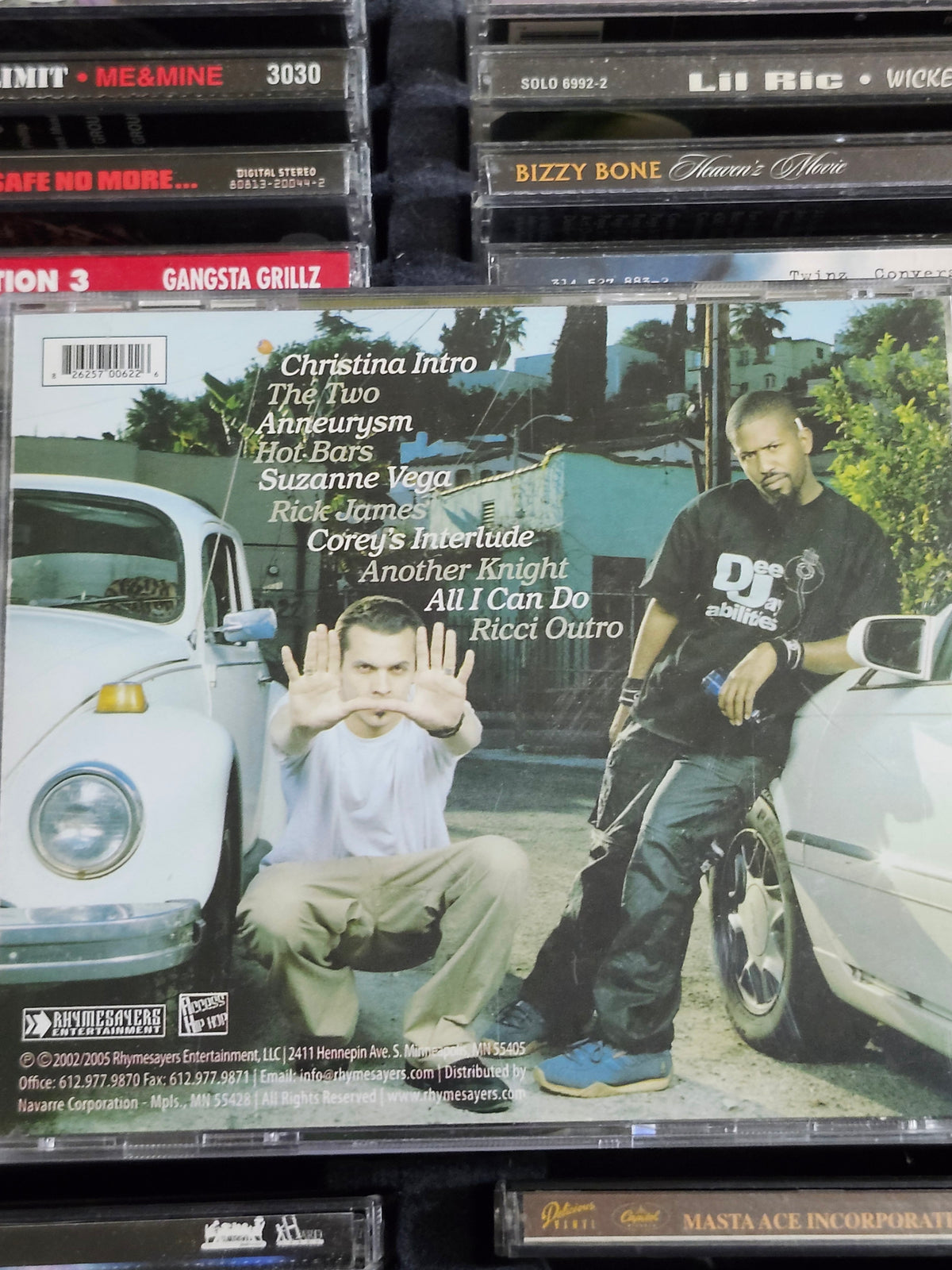 Felt A Tribute to Christina Ricci CD Murs Slug Atmosphere