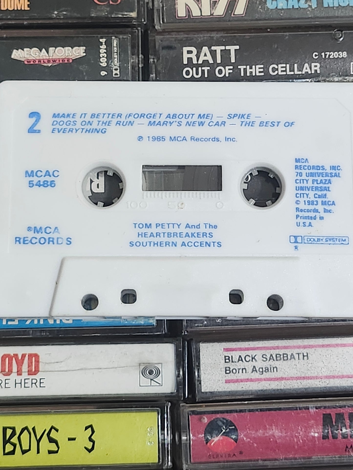 Tom Petty & The Heartbreakers Southern Accents Cassette