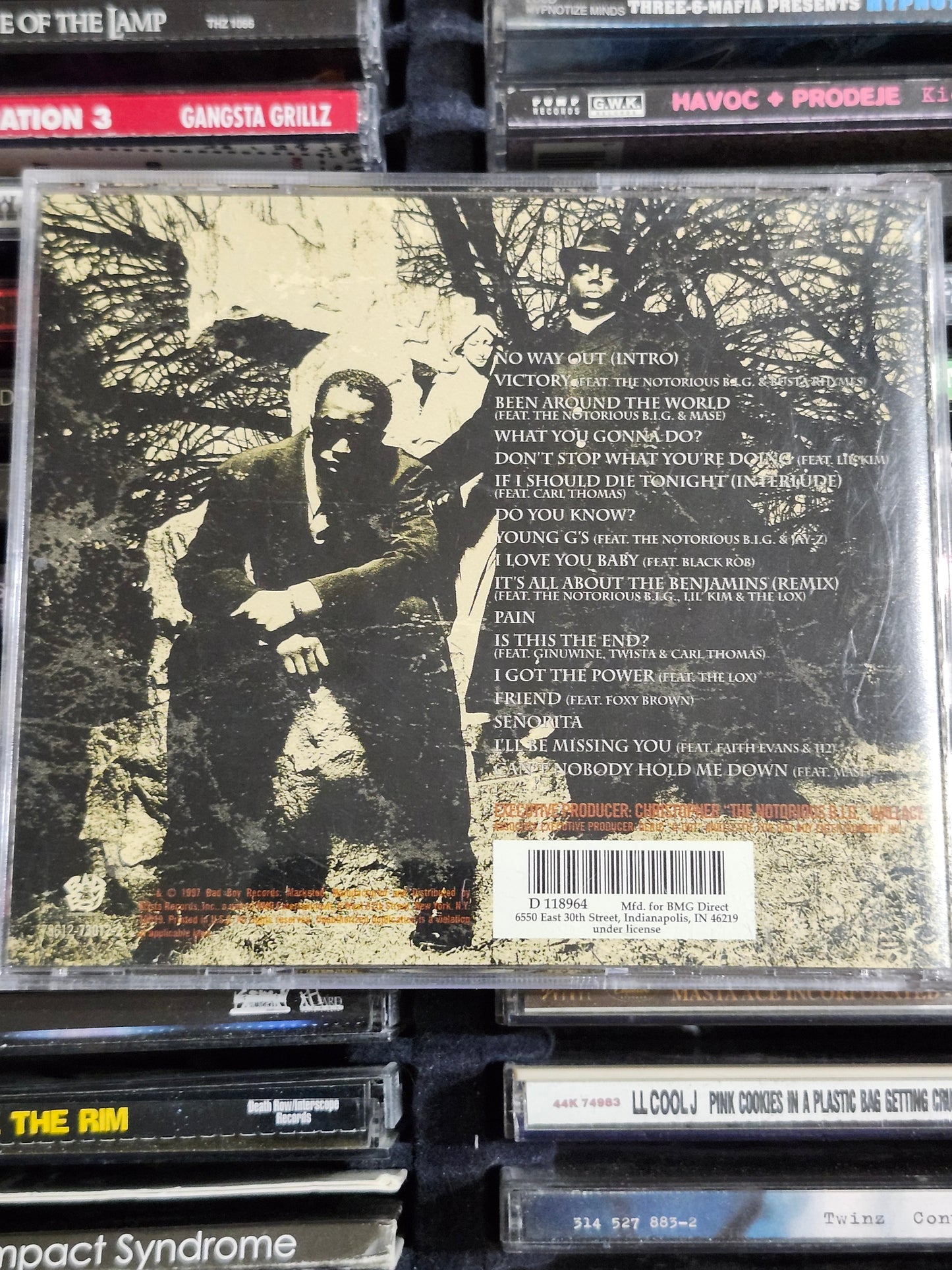 Puff Daddy : No Way Out CD Notorious BIG Ma$e Faith Evans Lox Jay-Z Twista